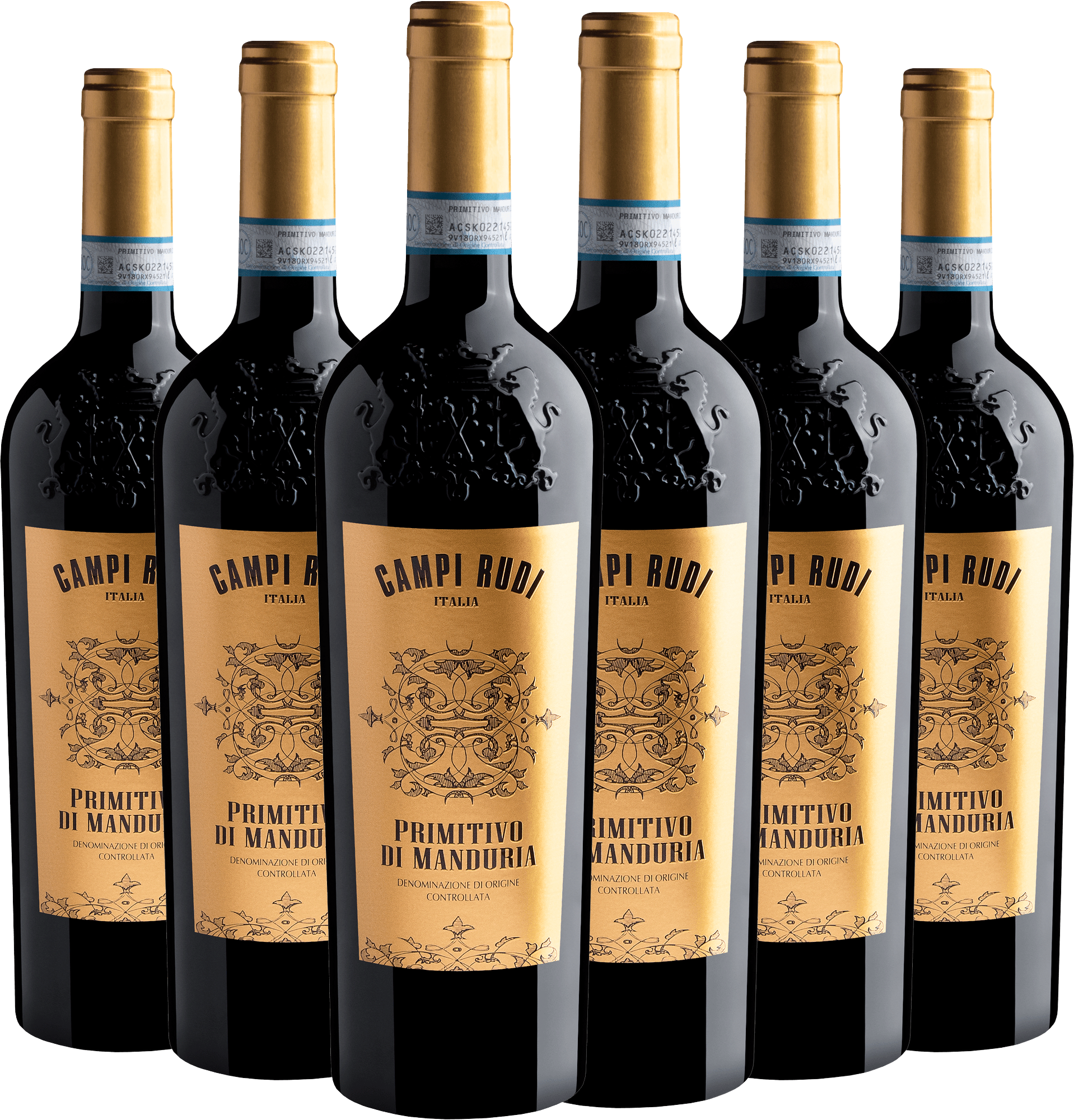 Kit 6 Campi Rudi Primitivo di Manduria DOC