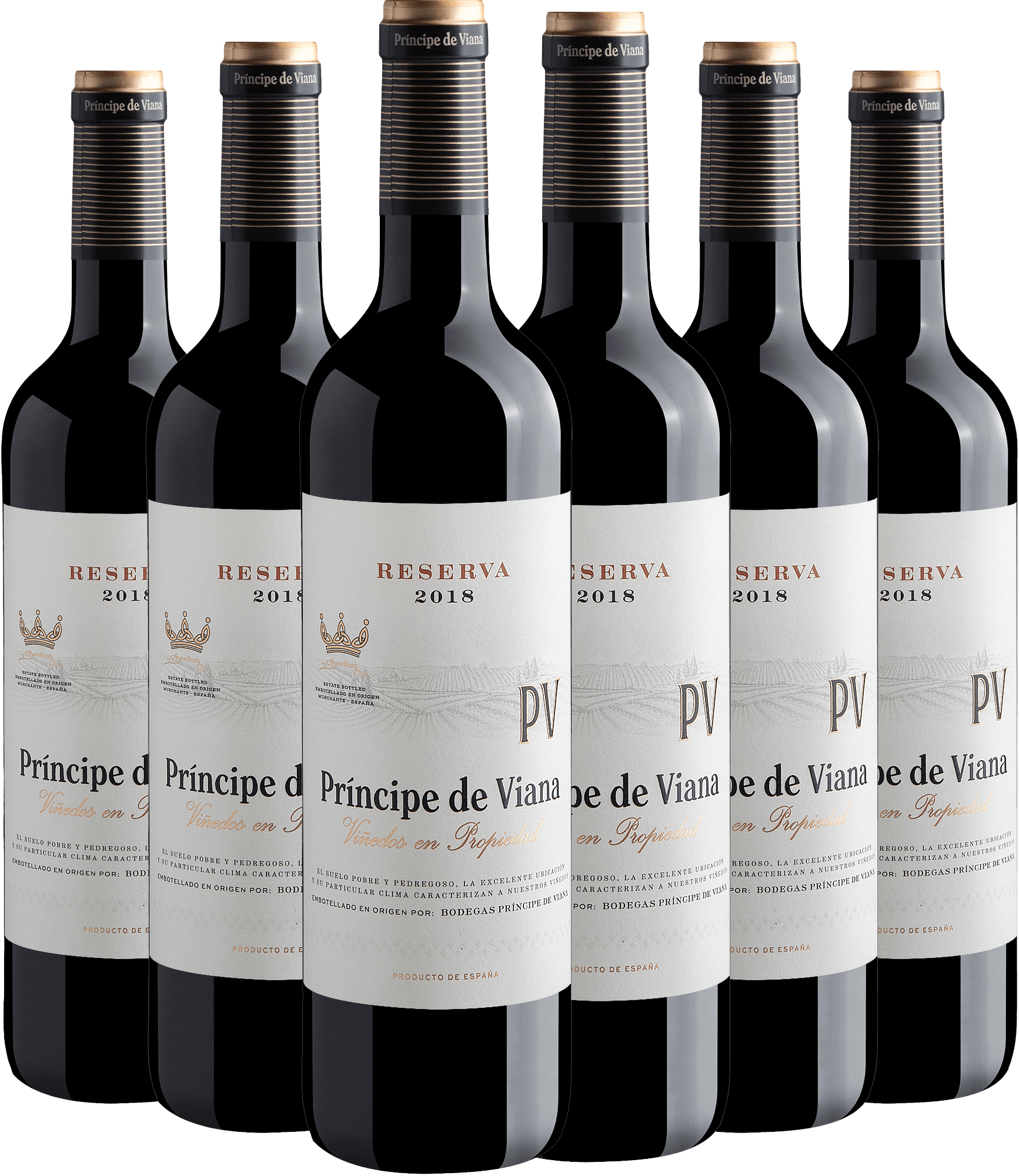 Kit 6 Príncipe de Viana Reserva Navarra D.O.