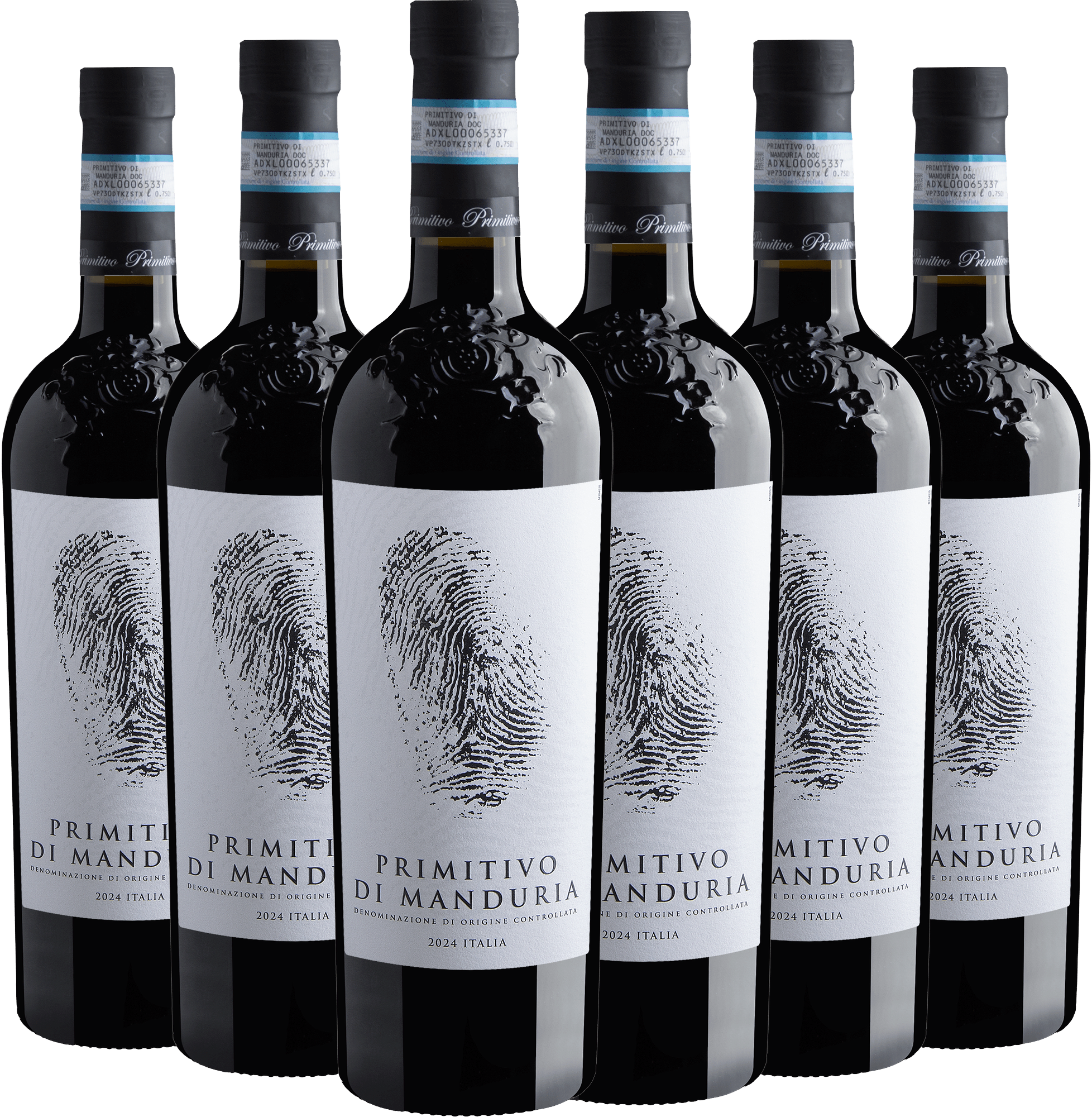 Kit 6 Impronta Primitivo di Manduria DOC