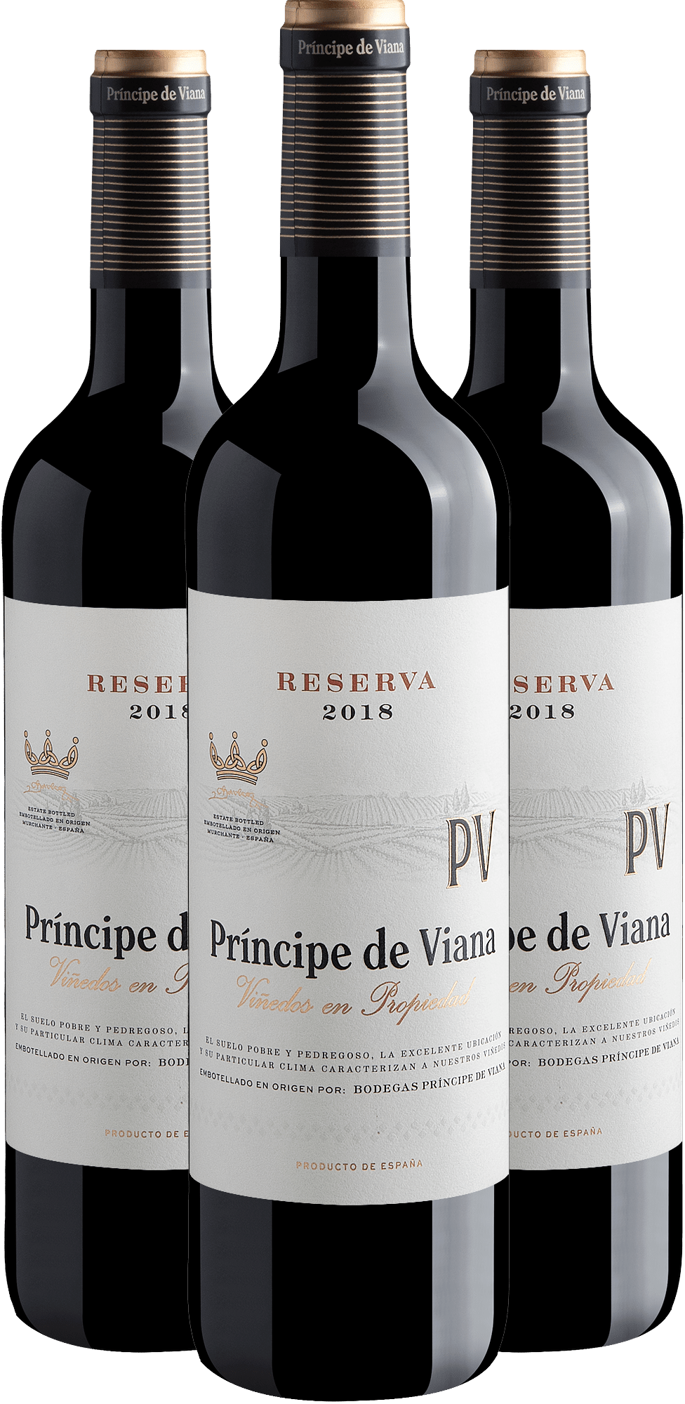 Kit 3 Príncipe de Viana Reserva Navarra D.O.