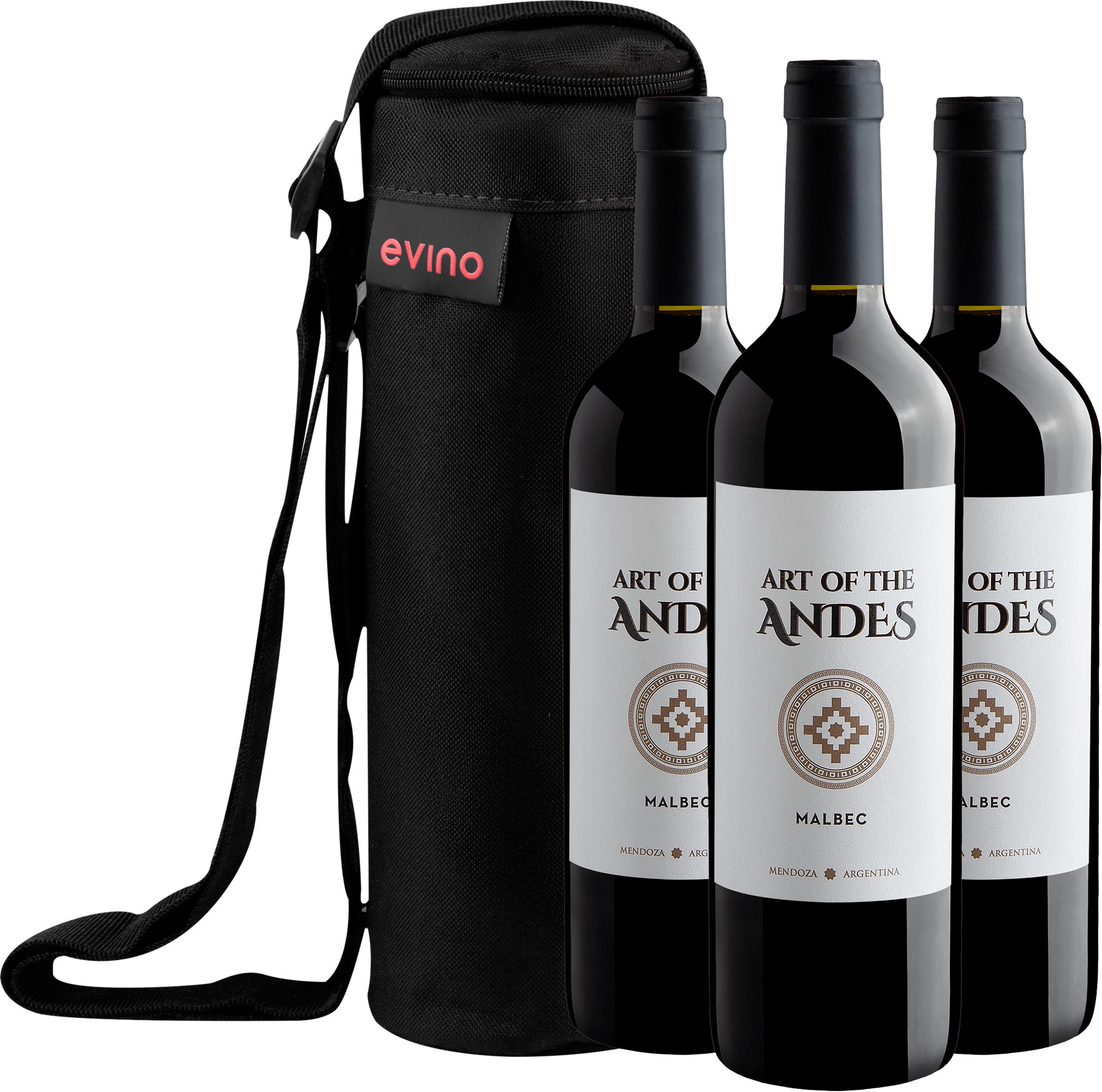 Kit 3 Art of the Andes Malbec + Bolsa Exclusiva