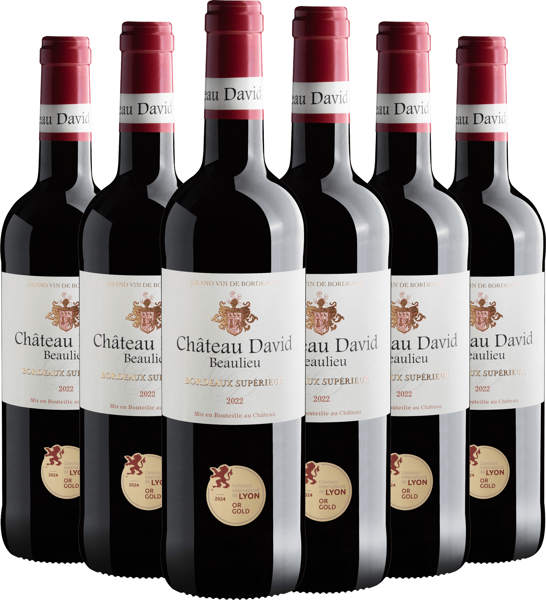 Kit 6 Château David Beaulieu Bordeaux Supérieur AOC