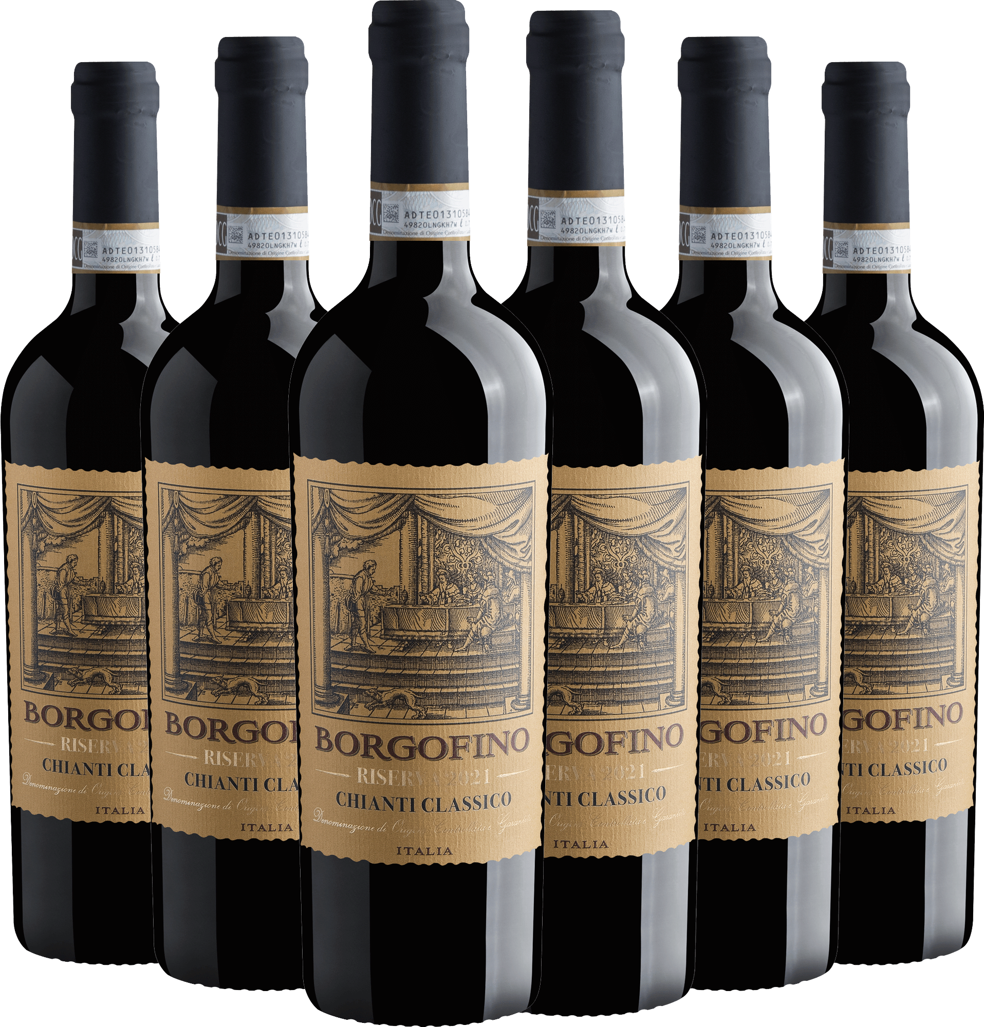 Kit 6 Borgofino Chianti Riserva DOCG