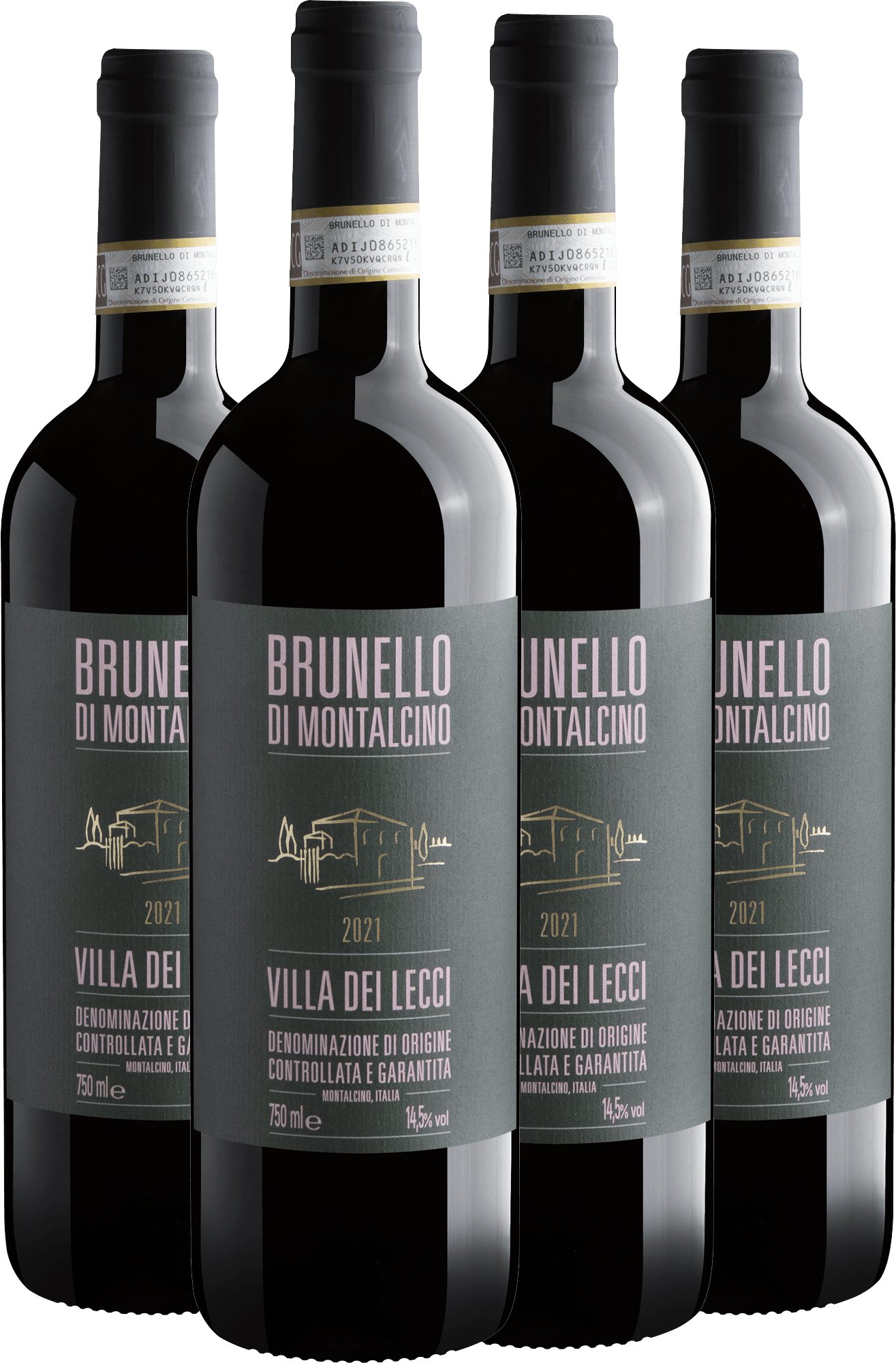 Kit 4 Villa dei Lecci Brunello di Montalcino DOCG
