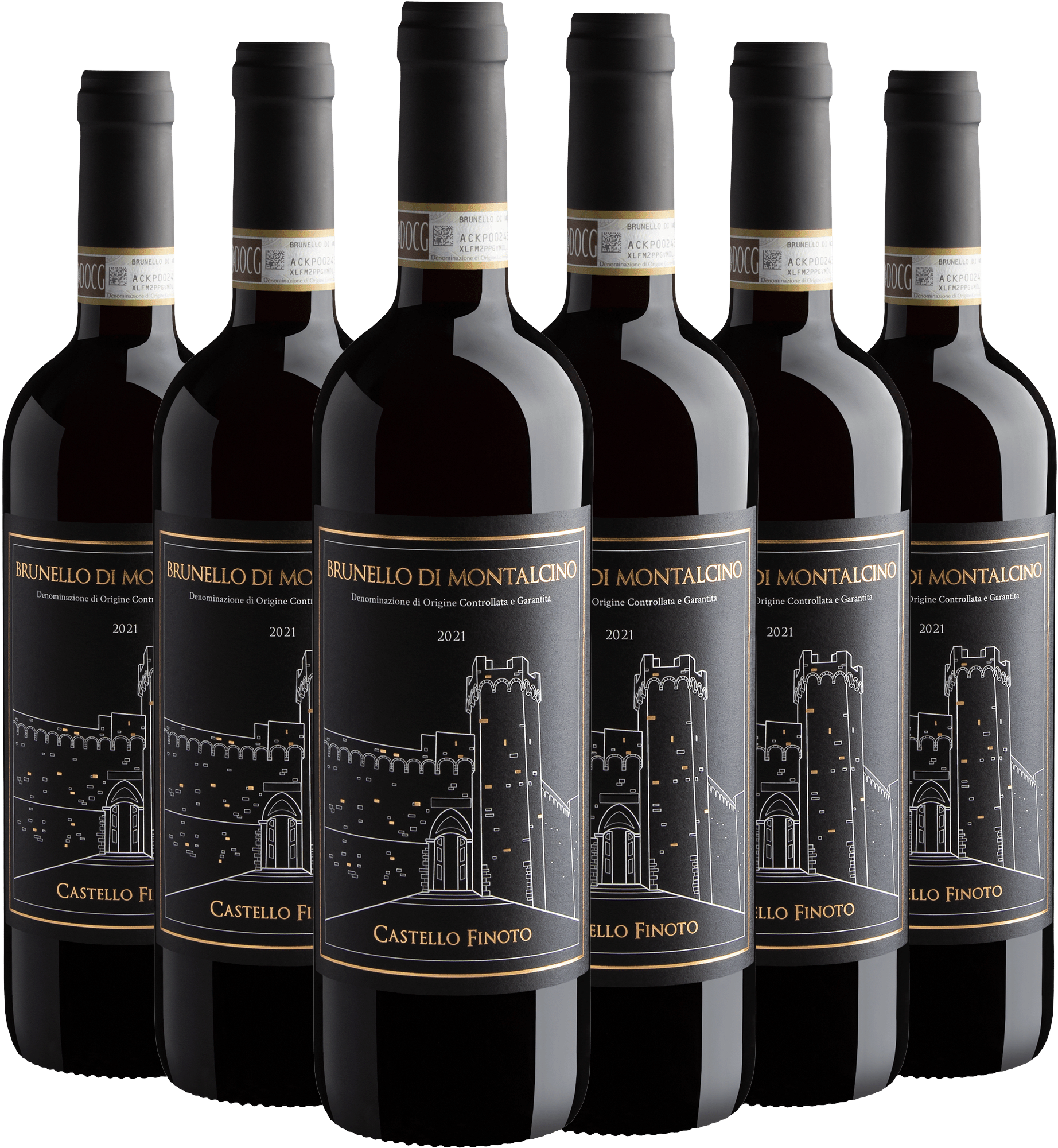 Kit 6 Castello Finoto Brunello di Montalcino DOCG