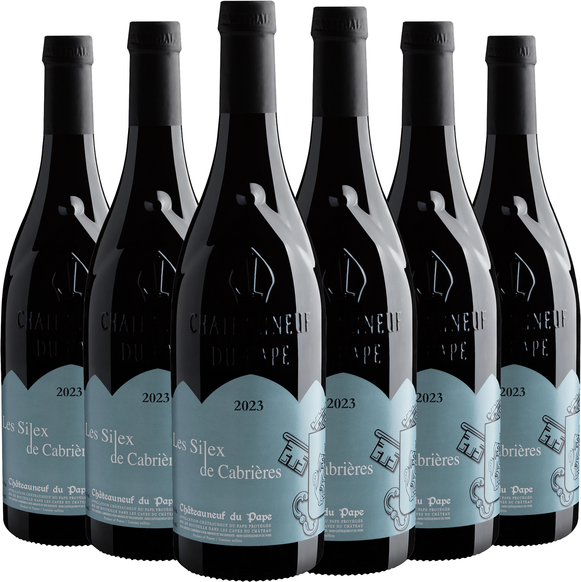 Kit 6 Chateau Cabrieres Les Silex Rouge Châteauneuf-du-Pape AOP