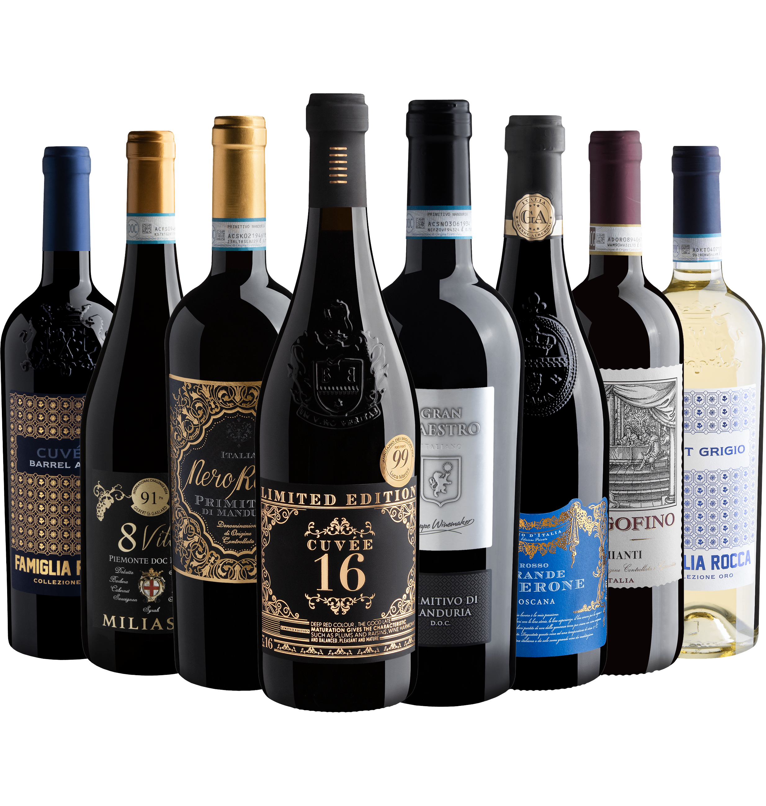 Kit 8 Italianos 93+ Pontos