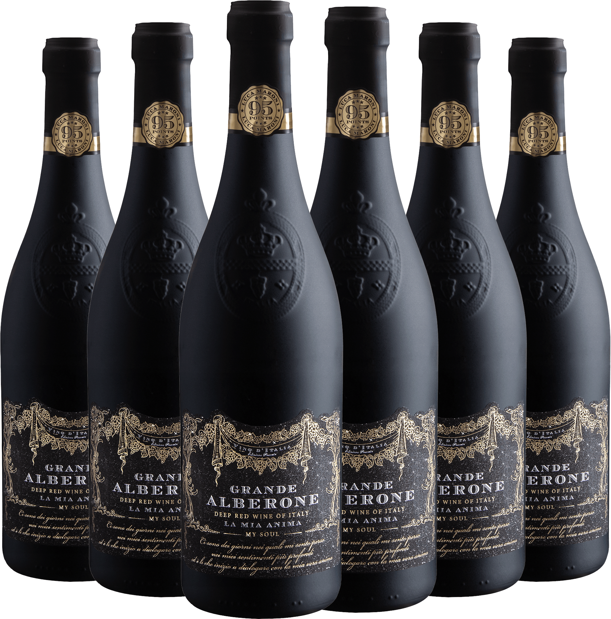 Kit 6 Grande Alberone La Mia Anima My Soul Vino Rosso d’Italia