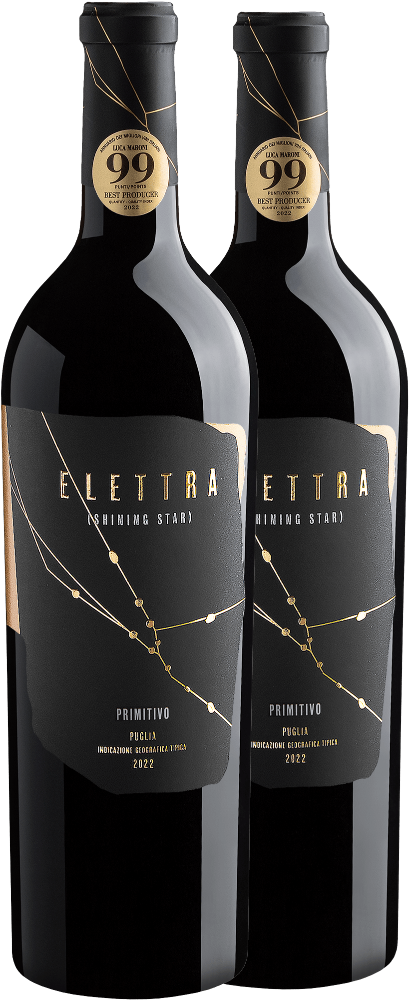 Kit Leve 2 Pague 1 Elettra (Shining Star) Primitivo Puglia IGT
