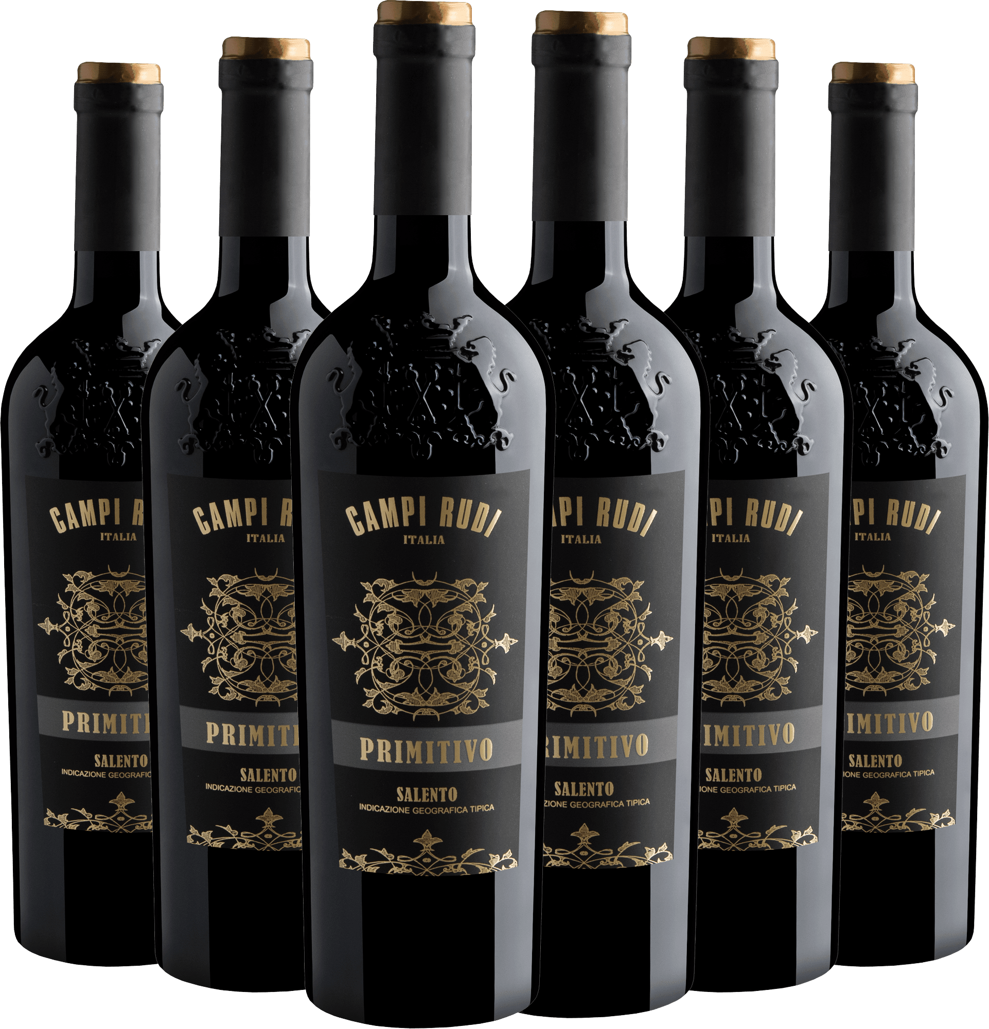 Kit 6 Campi Rudi Primitivo Salento