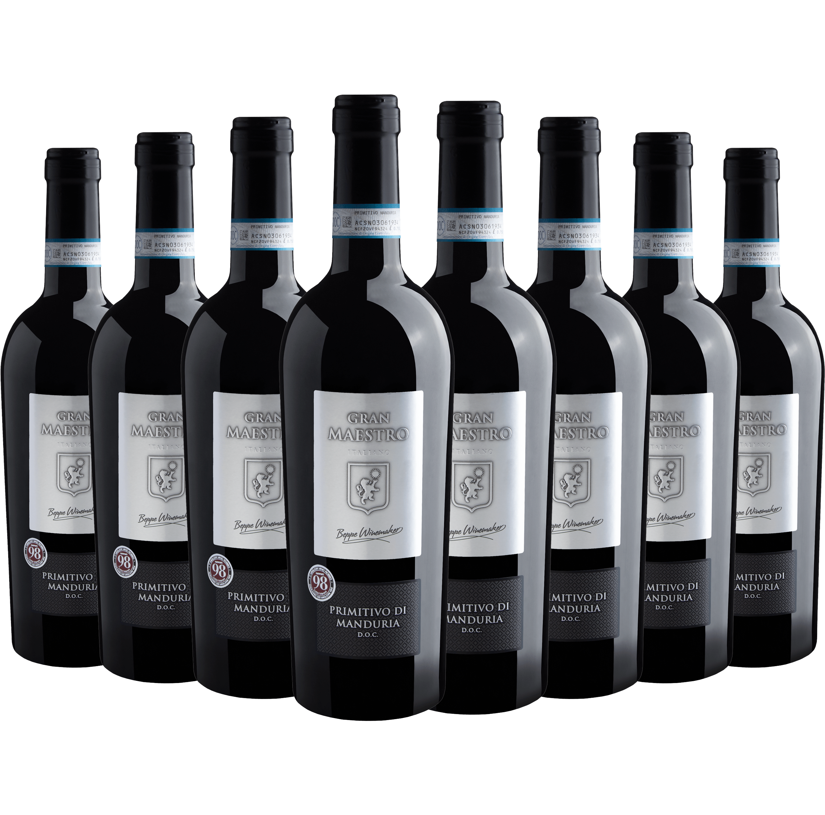 Kit 8 Gran Maestro Primitivo di Manduria DOC