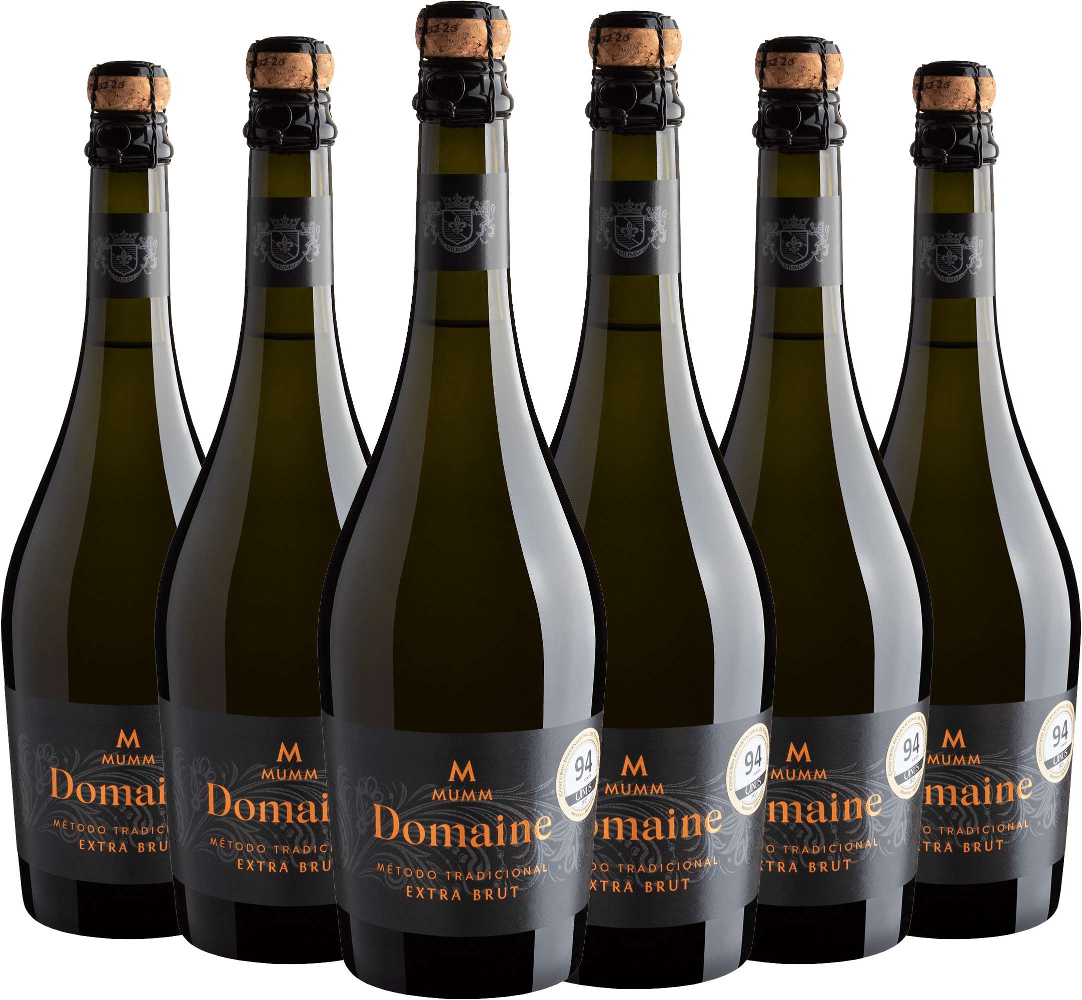 Kit 6 Mumm Domaine Método Tradicional Extra Brut