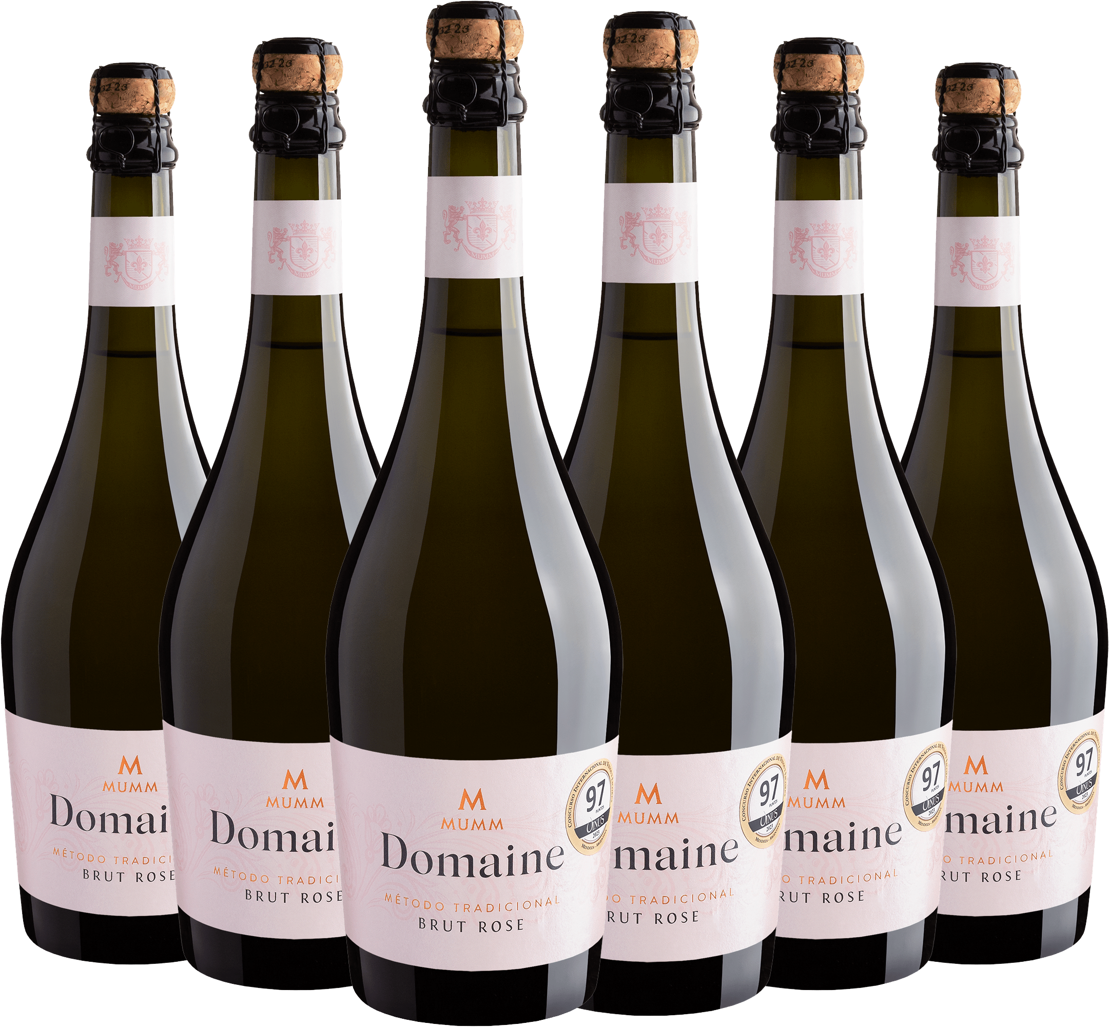 Kit 6 Mumm Domaine Método Tradicional Brut Rose