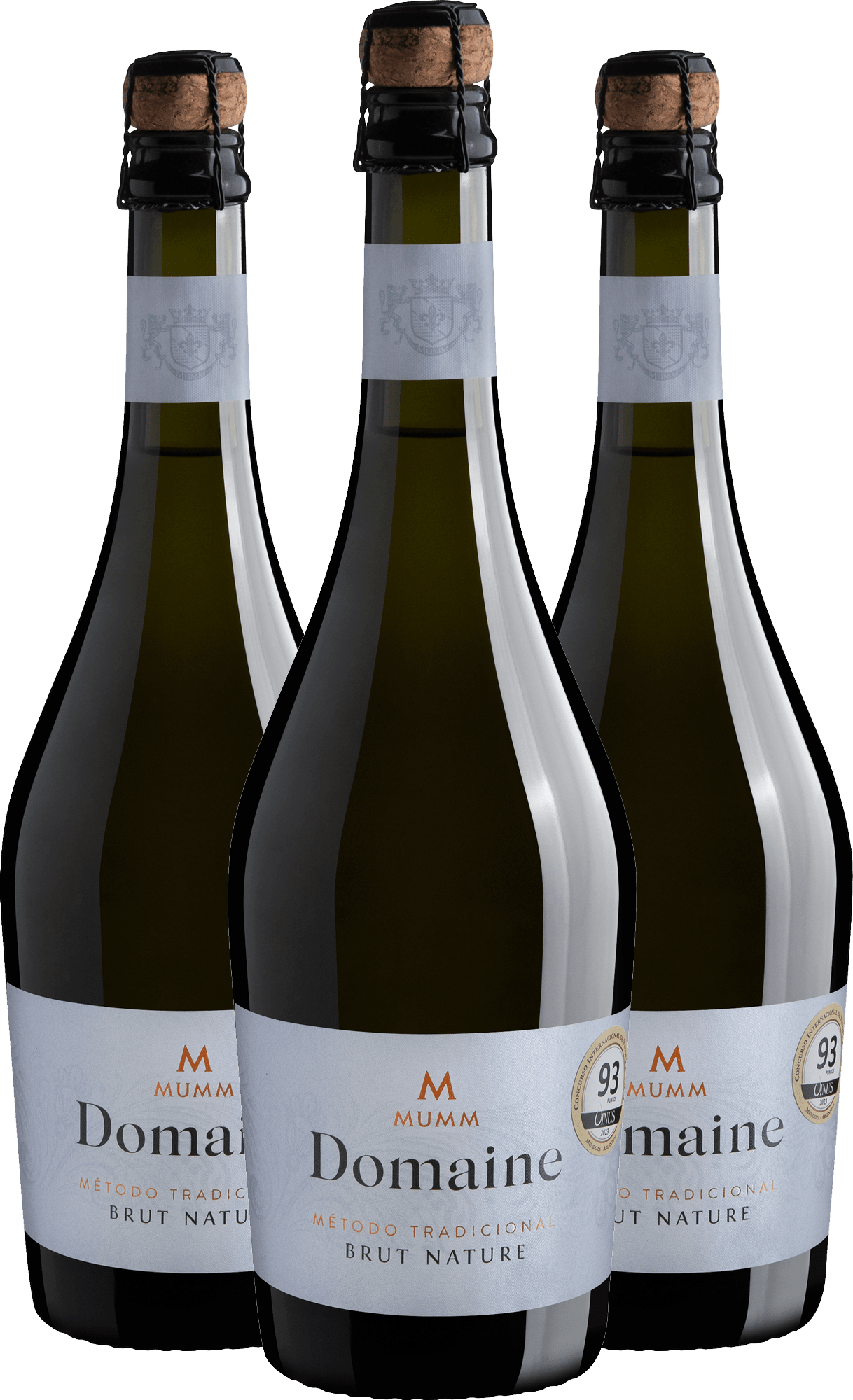 Kit 3 Mumm Domaine Método Tradicional Brut Nature