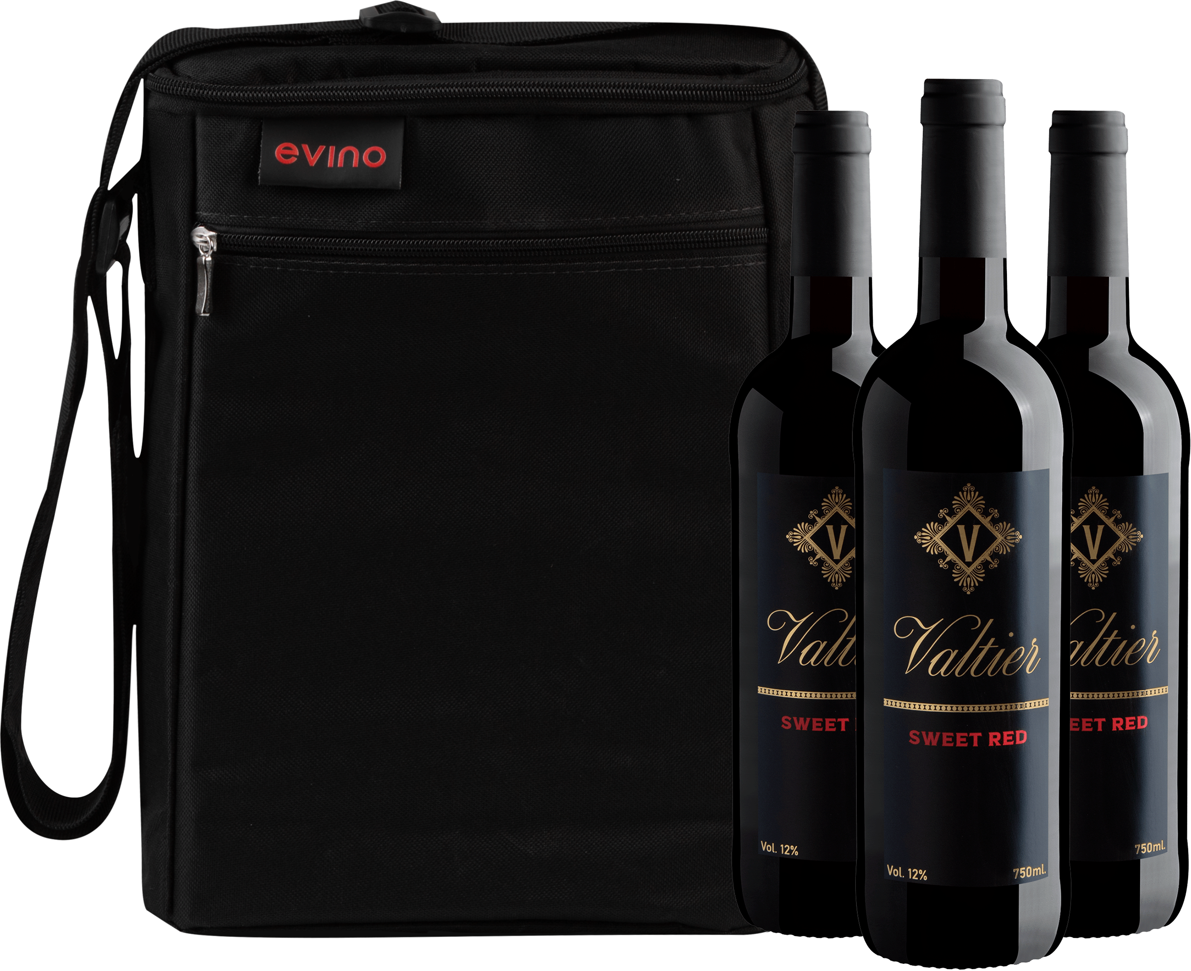 Kit 3 Valtier Sweet Red + Bolsa Exclusiva