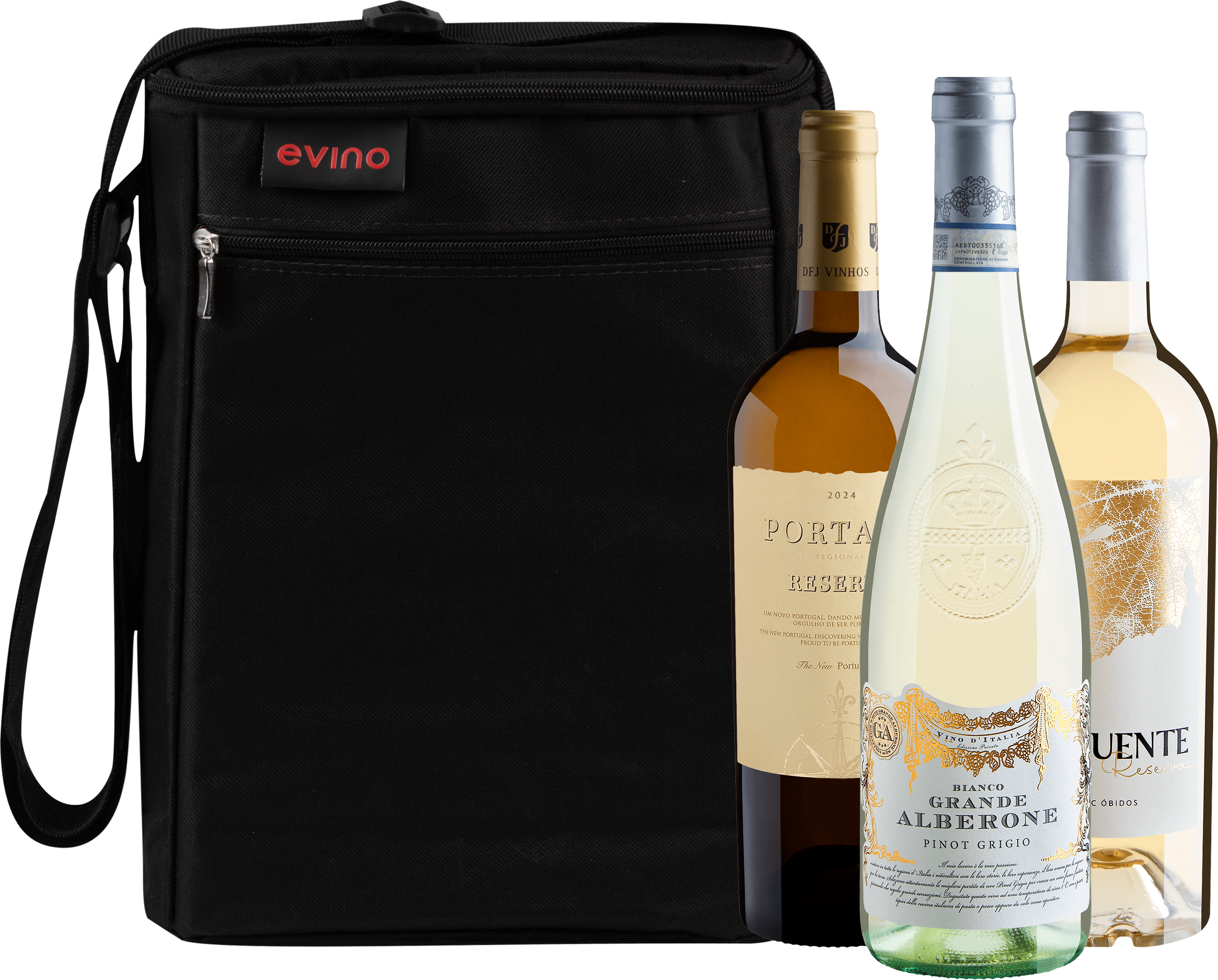 Kit 3 Vinhos Brancos Premiados + Bolsa Exclusiva