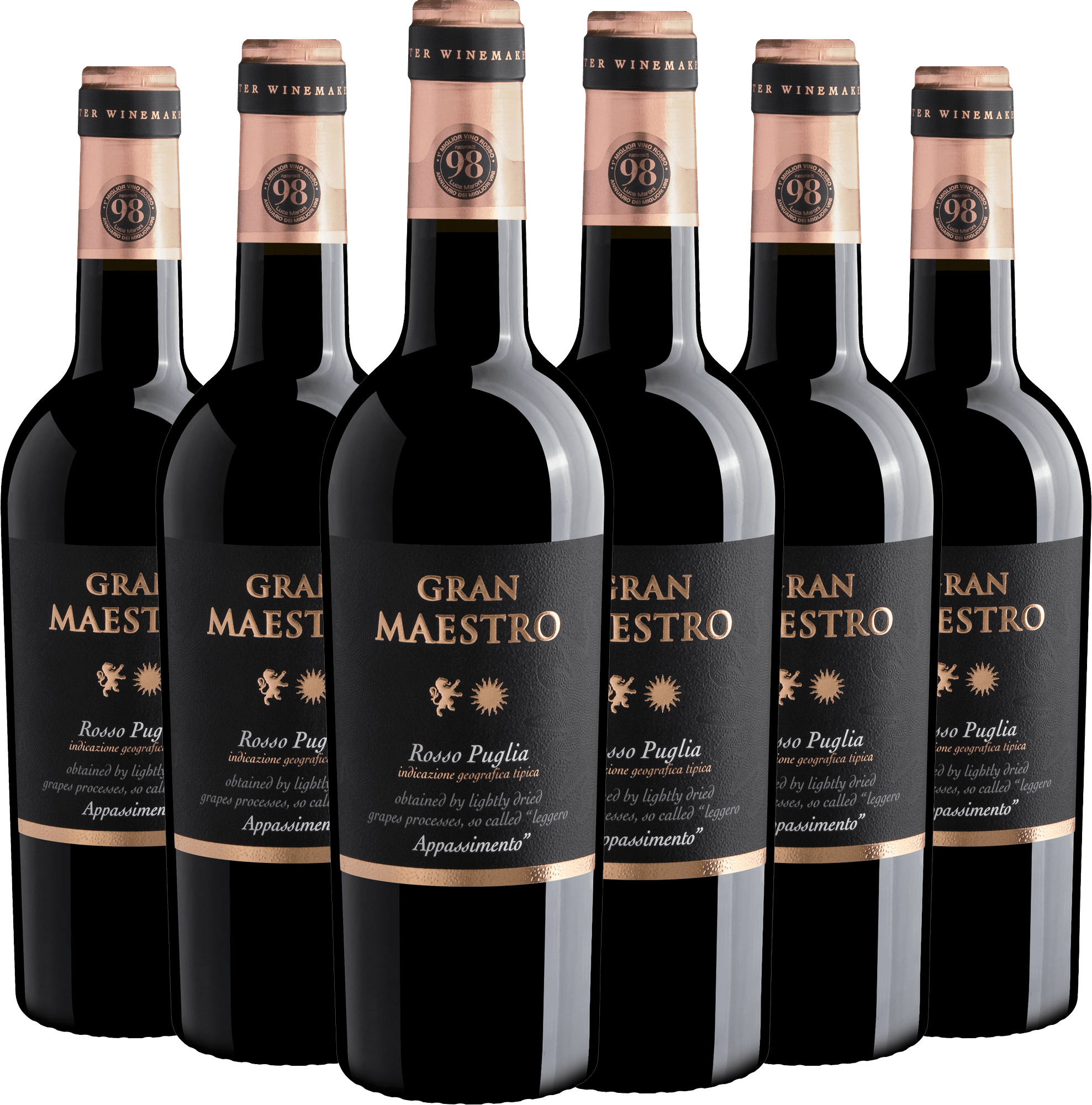 Kit 6 Gran Maestro Appassimento Rosso Puglia IGT