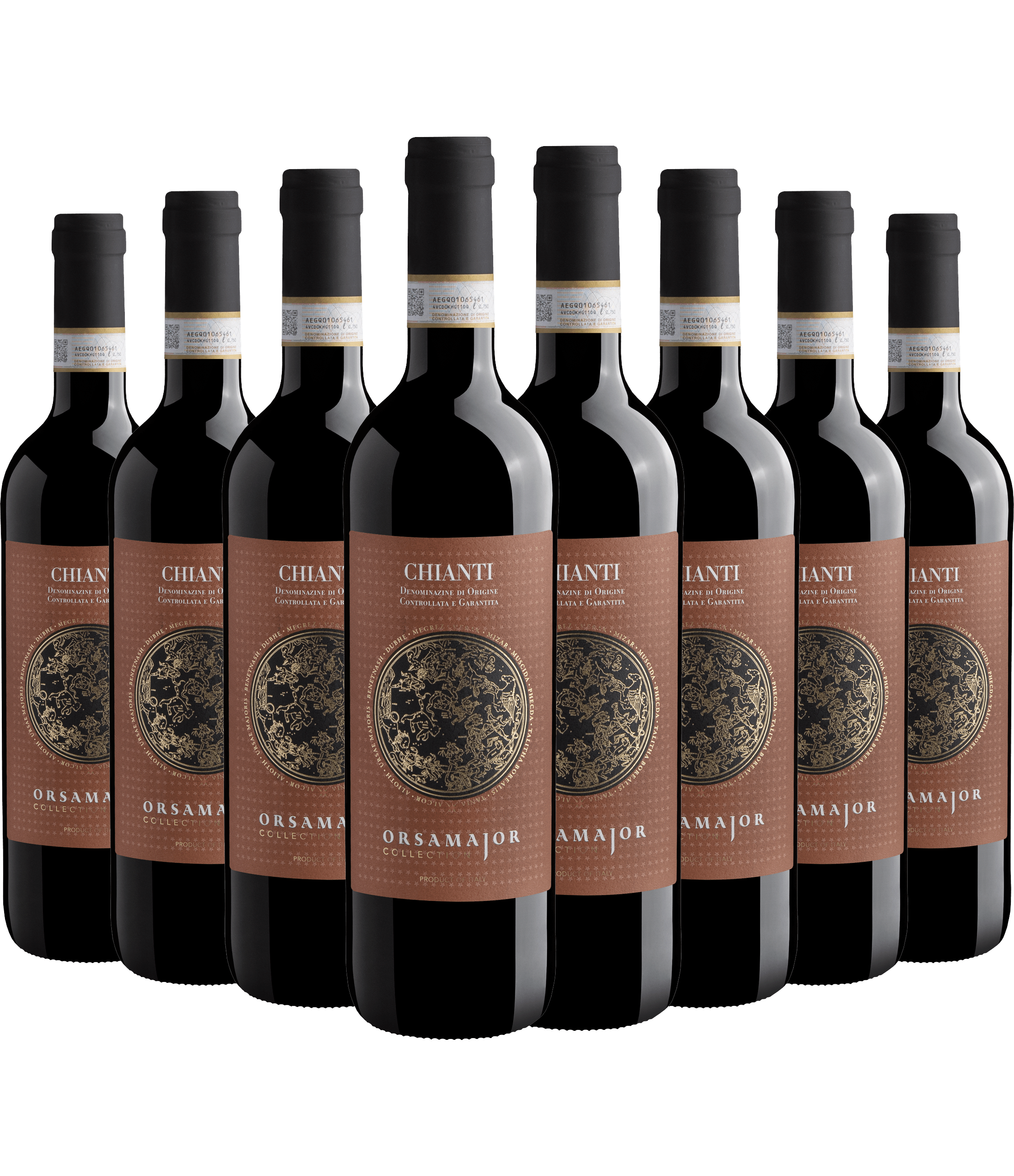 Kit 8 Orsamajor Collection Chianti DOCG
