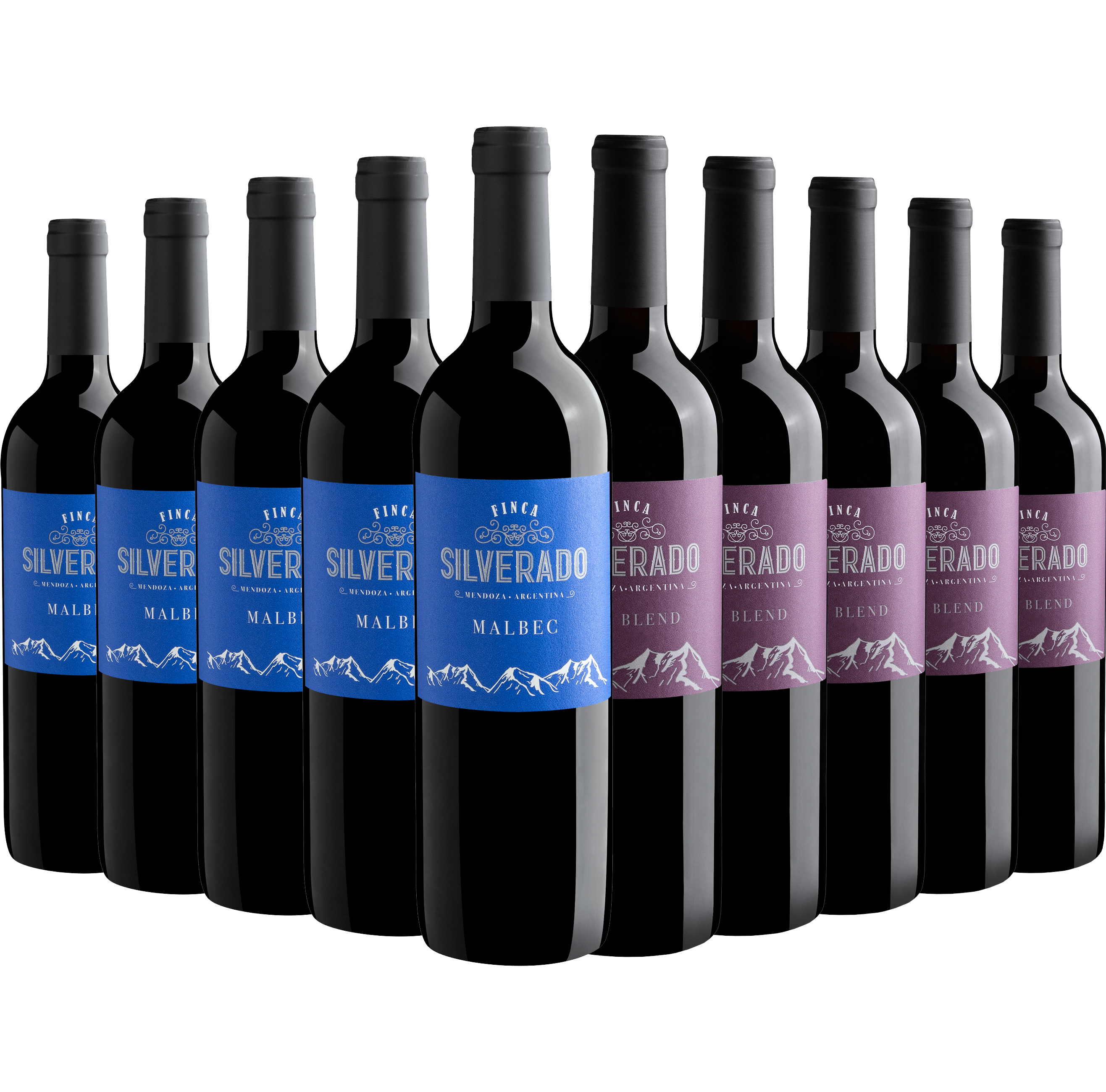 Kit Finca Silverado: 5 Malbec + 5 Red Blend
