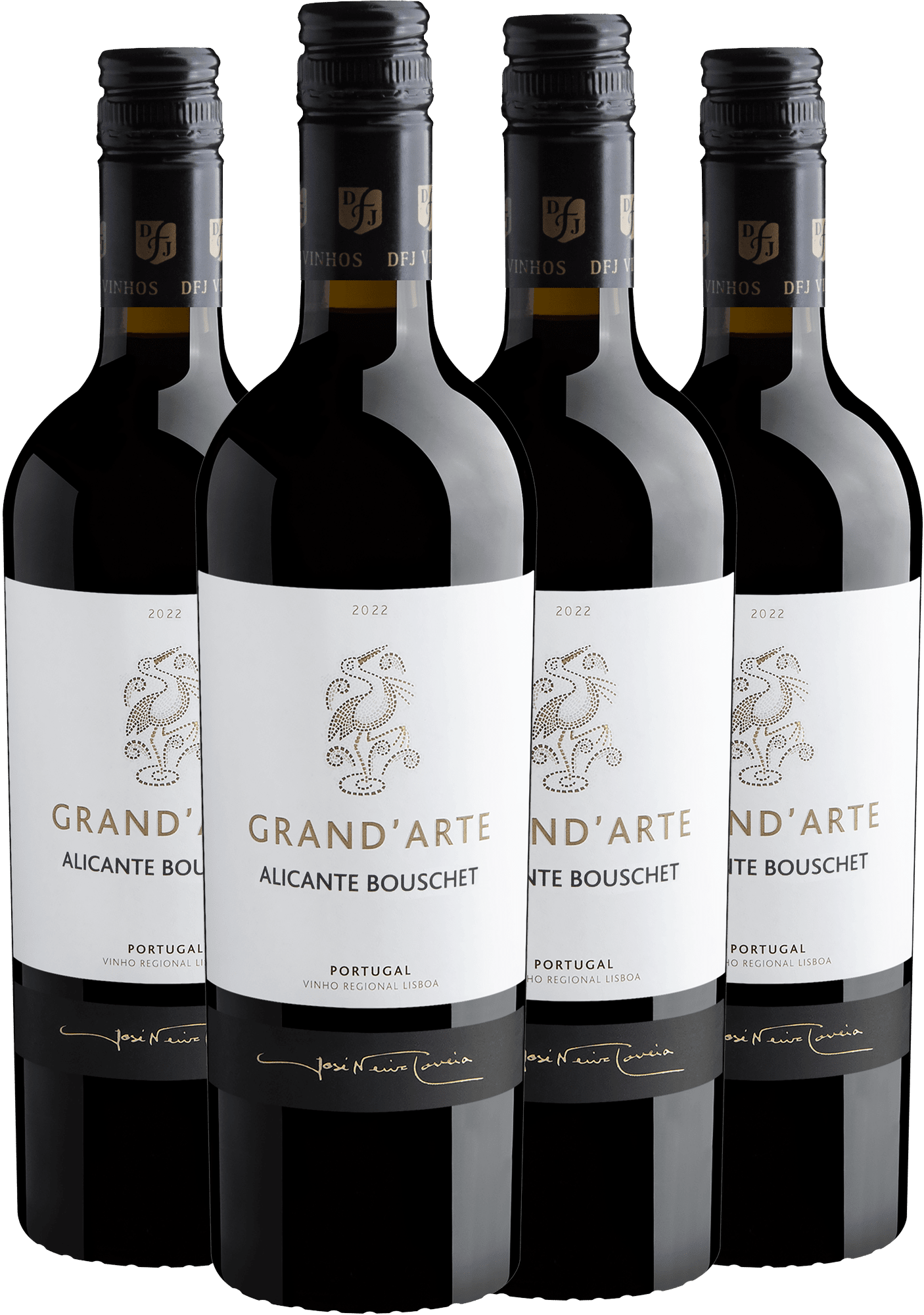 Kit 4 Grand'Arte Alicante Bouschet Vinho Regional Lisboa