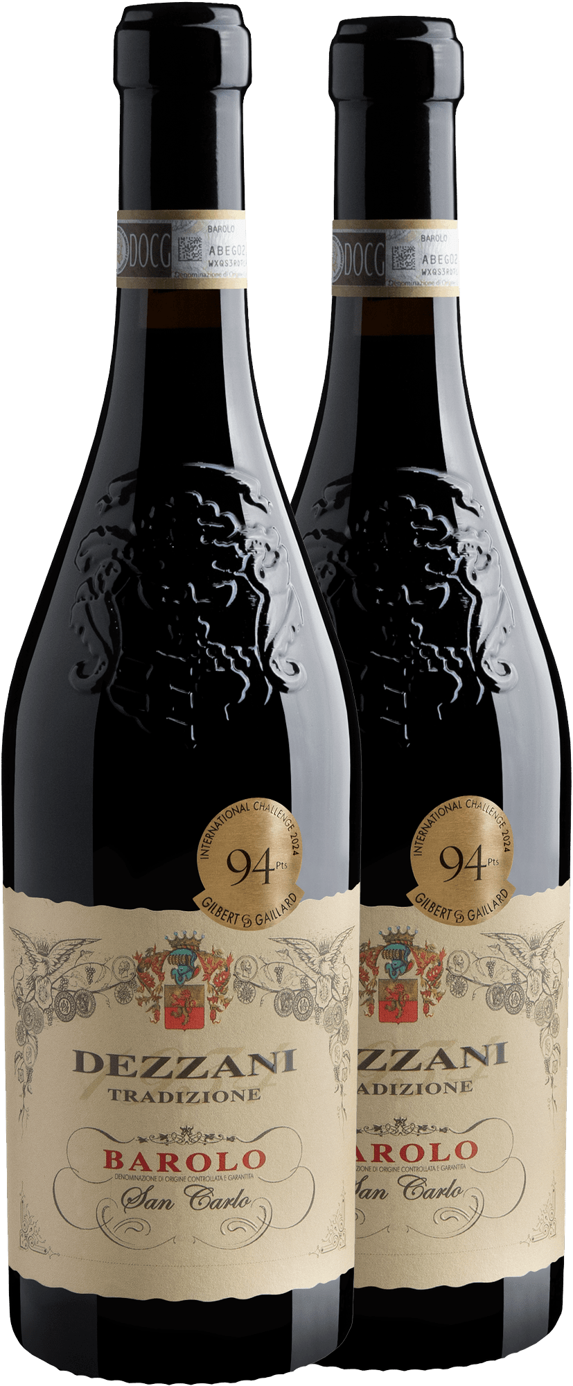 Kit 2 Dezzani Tradizione San Carlo Barolo DOCG