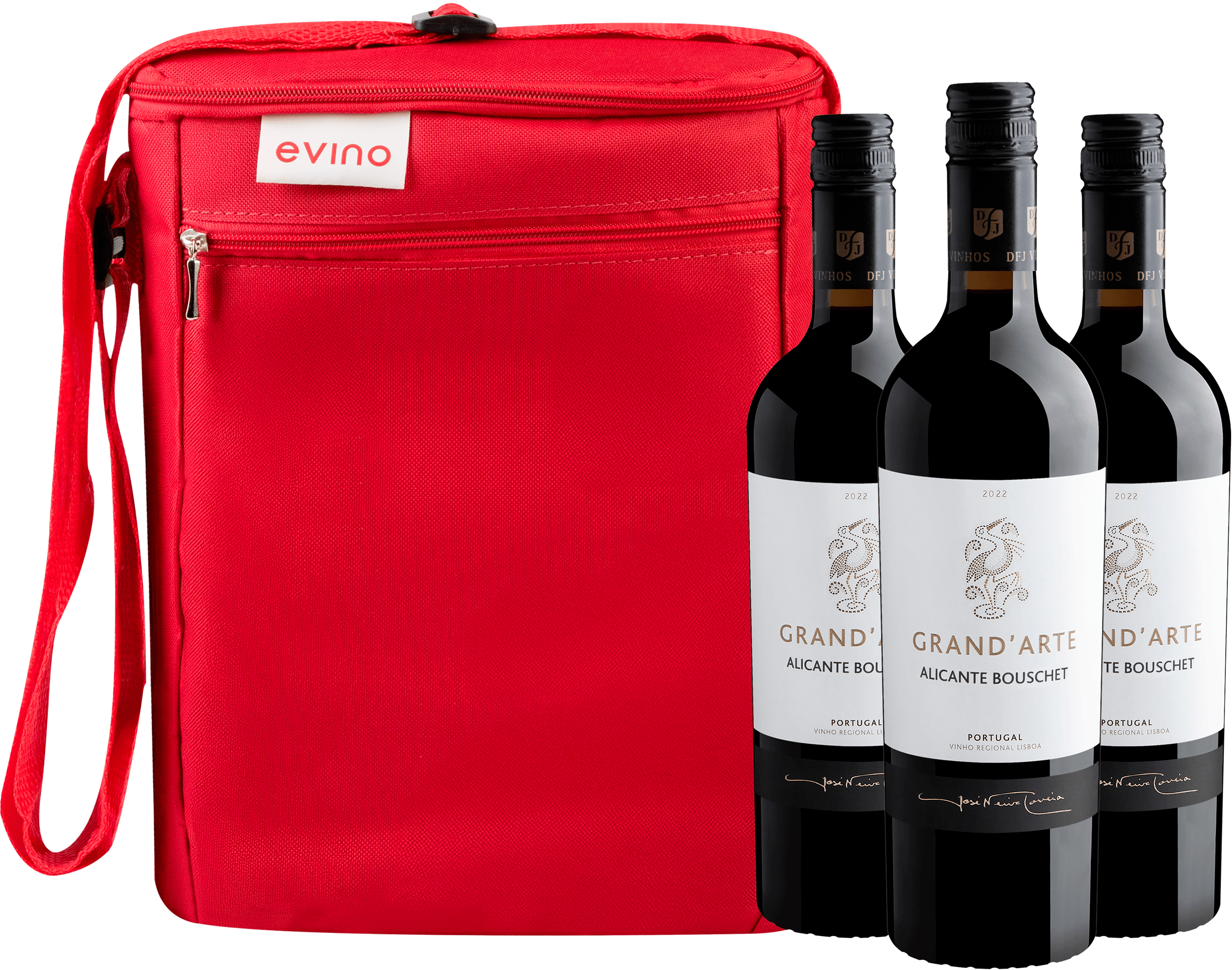 Kit 3 Grand'Arte Alicante Bouschet + Bolsa Exclusiva