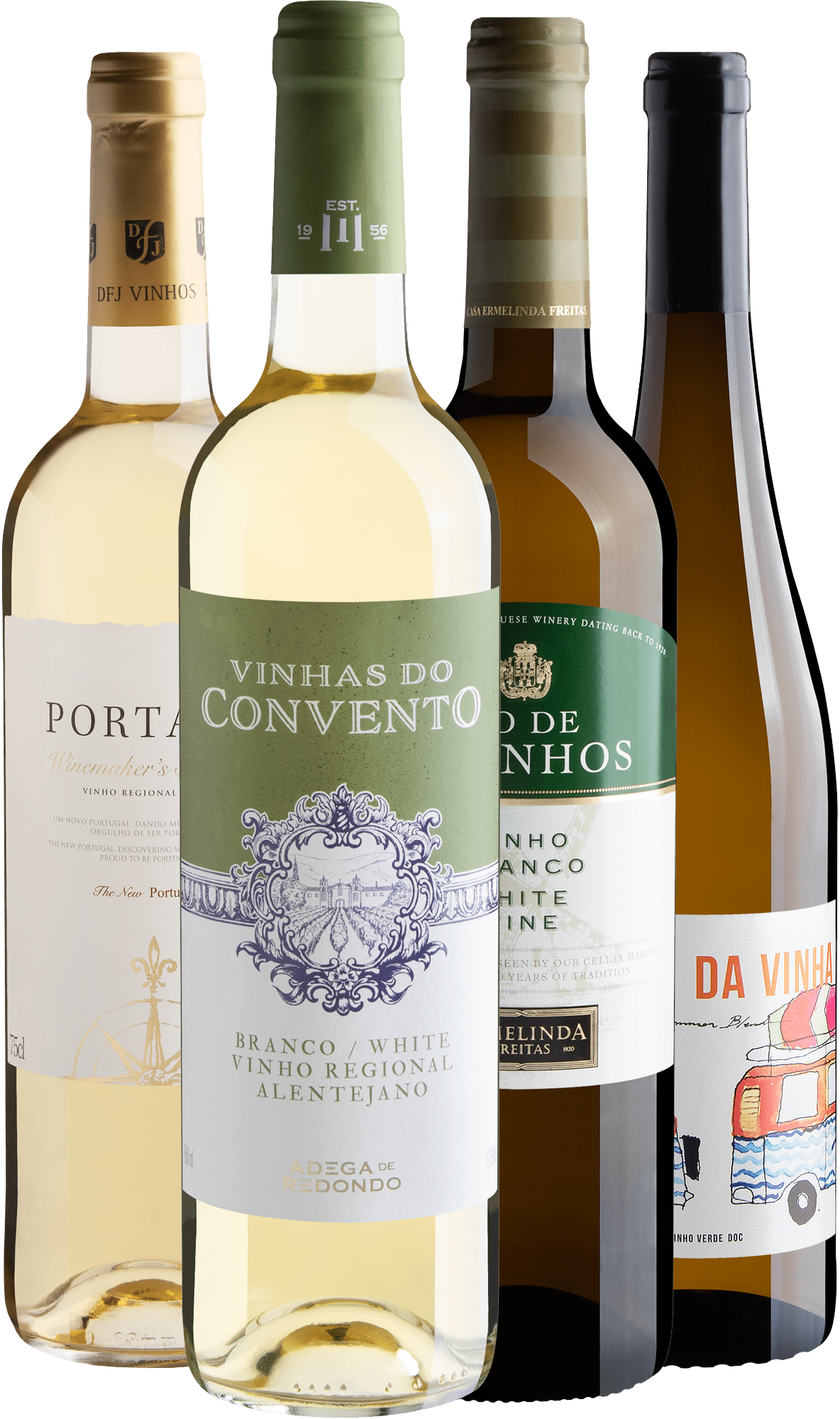 Kit 4 Brancos Portugueses