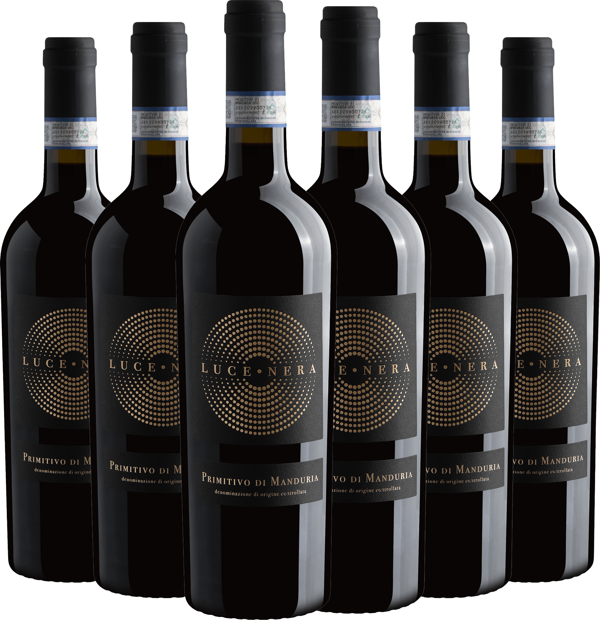 Kit 6 Luce Nera Primitivo di Manduria DOC