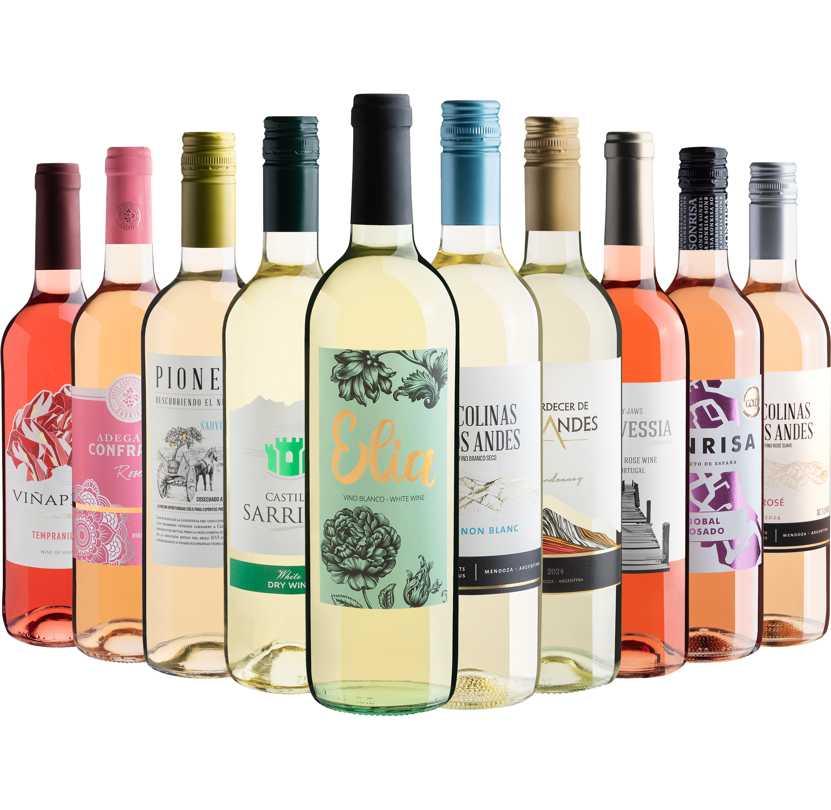 Kit 10 Vinhos Leves para a Primavera*