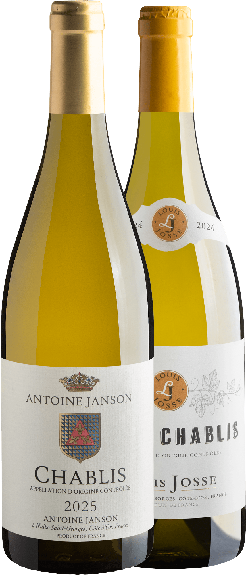 Kit Ícones da Borgonha | 1 Chablis + 1 Petit Chablis