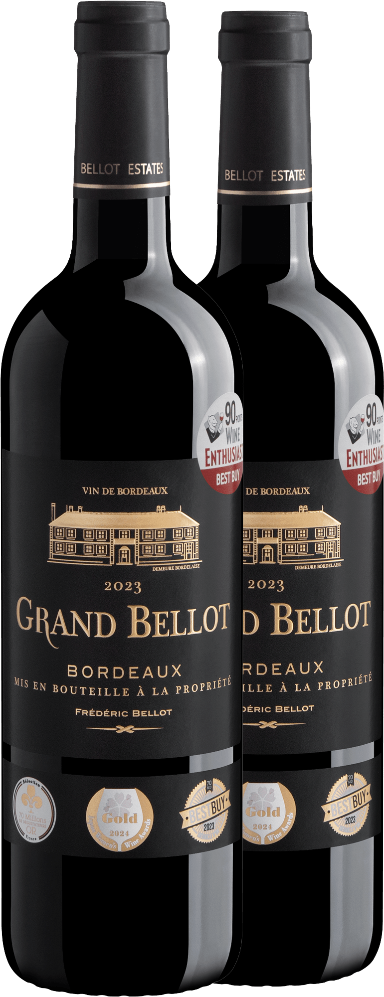 Kit 2 Grand Bellot Bordeaux AOC