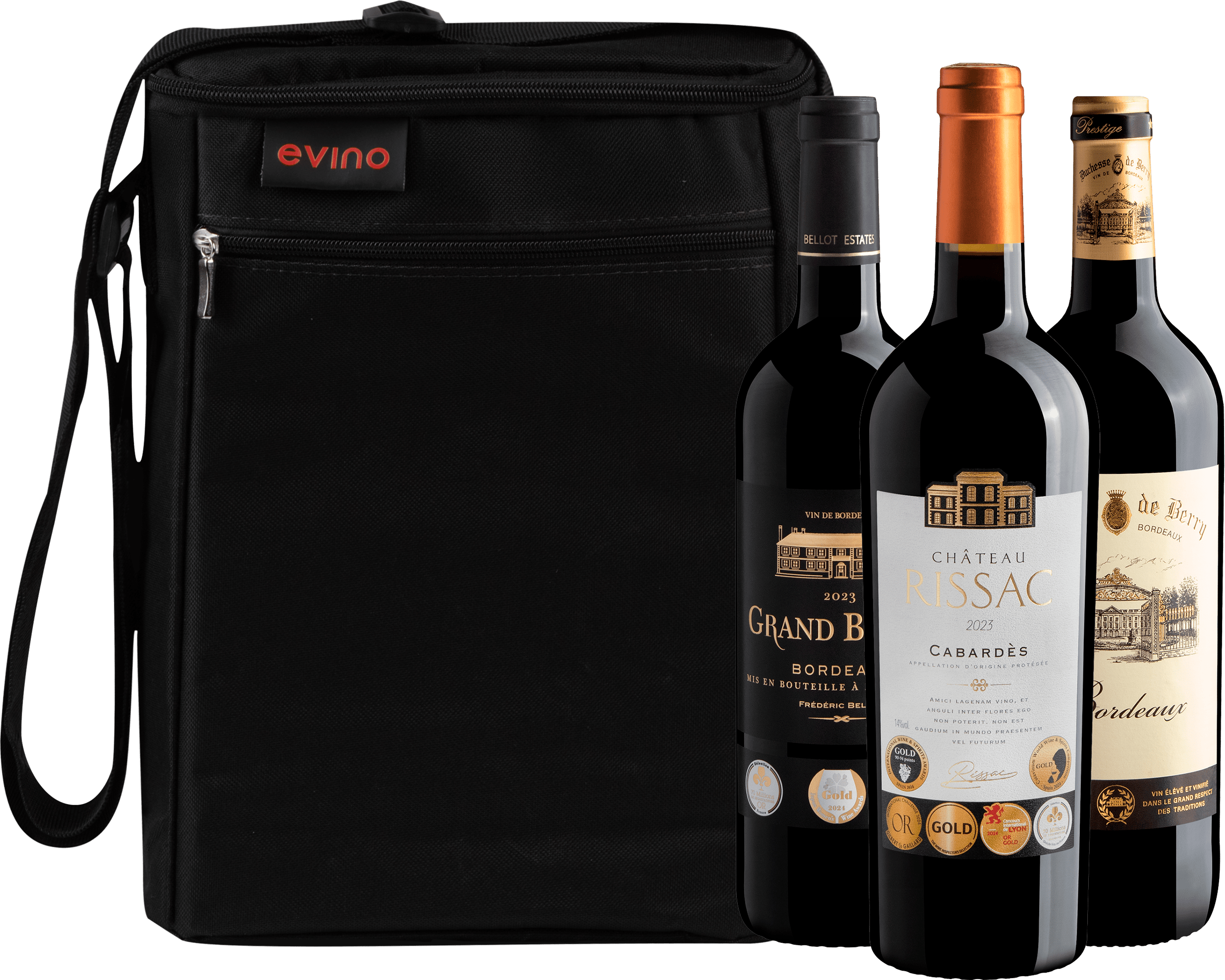 Kit 3 Franceses Medalha de Ouro + Bolsa Exclusiva