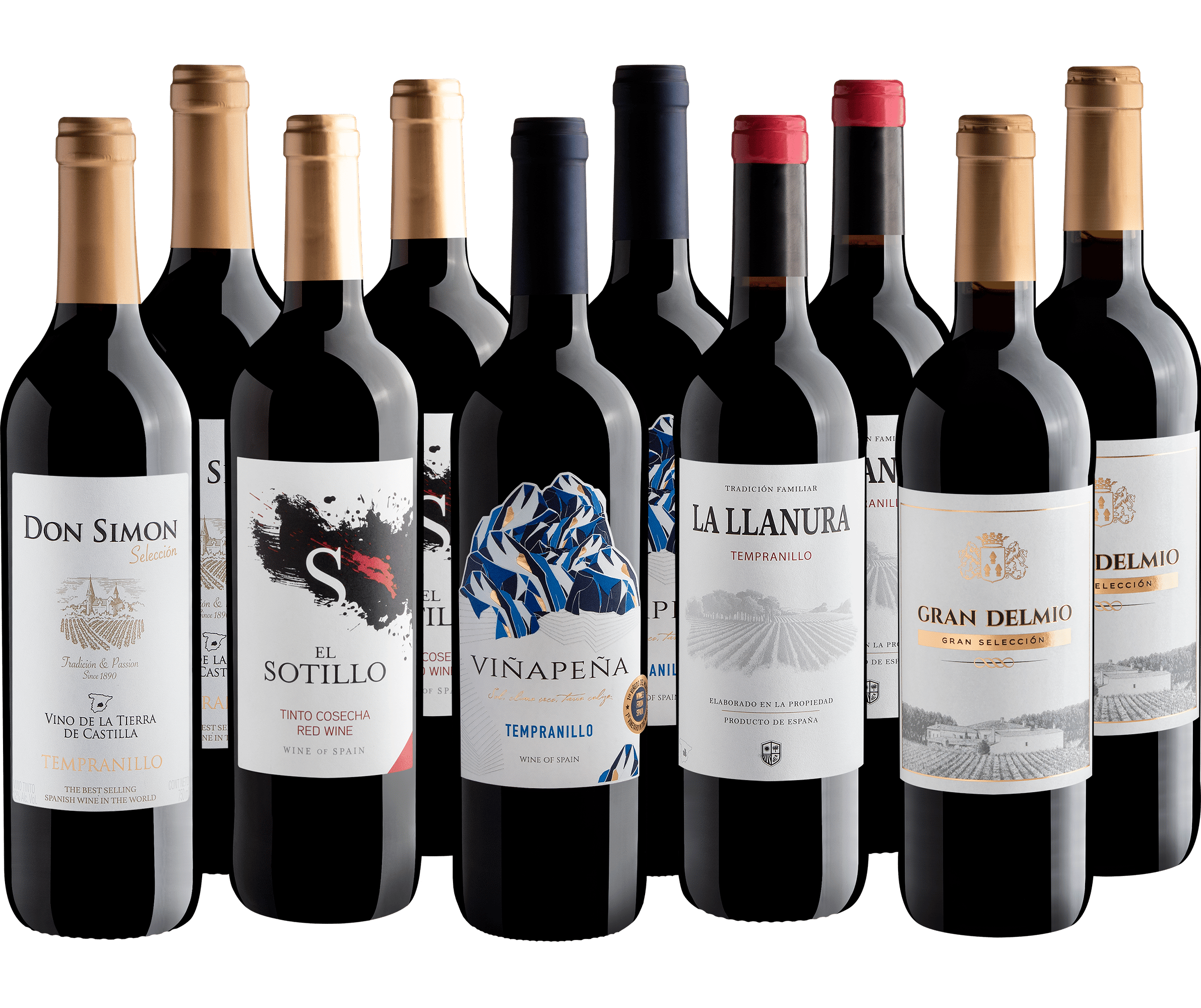 Kit Best Sellers Espanhóis em Dobro | 10 garrafas*