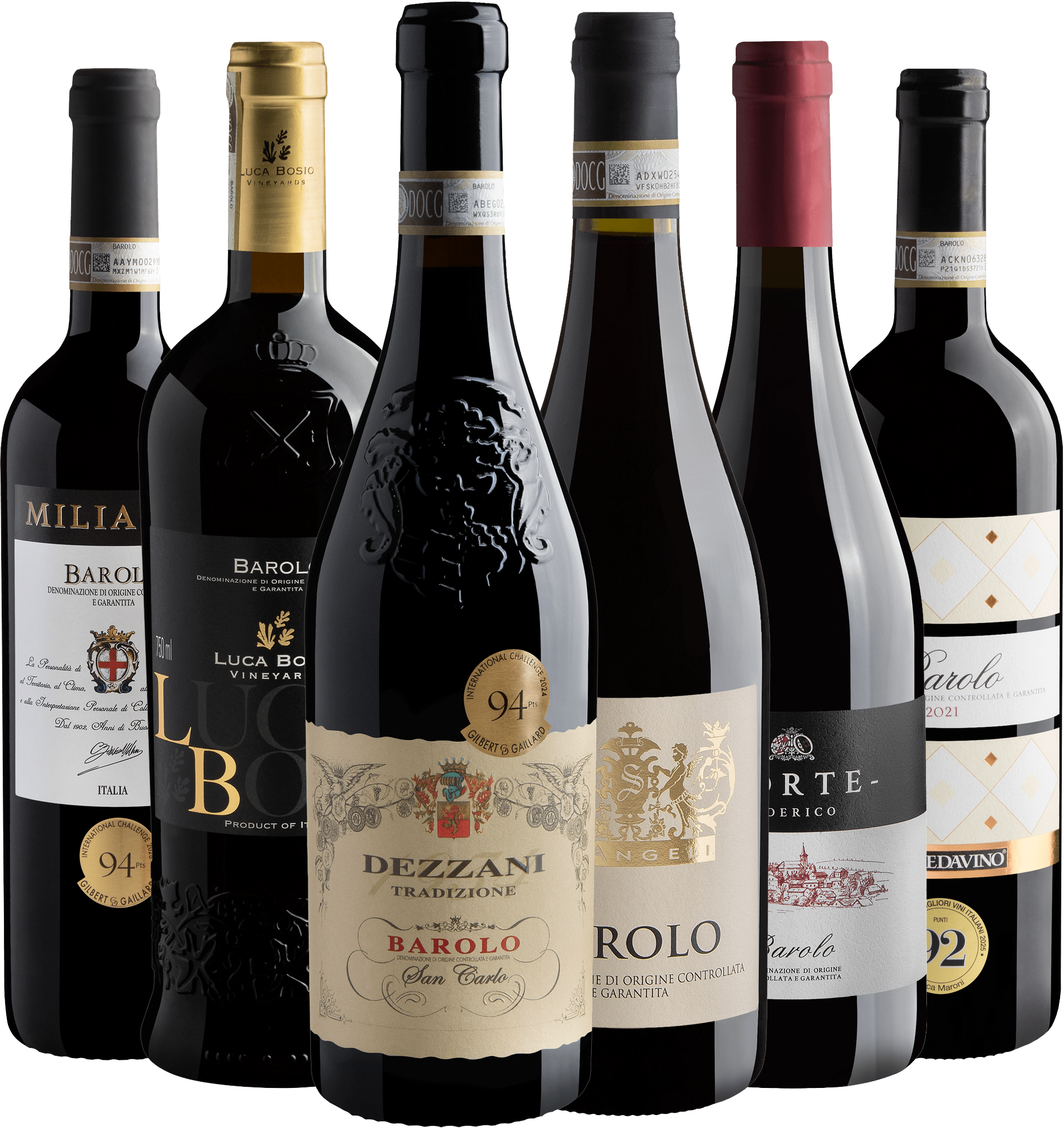 Kit 6 Barolos