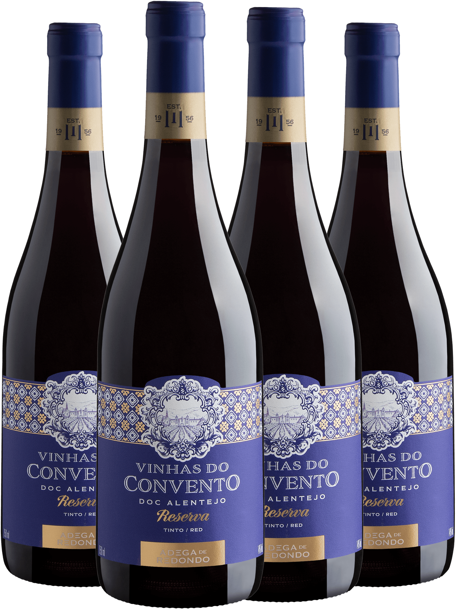 Kit 4 Vinhas do Convento Reserva Tinto Alentejo DOC 2022