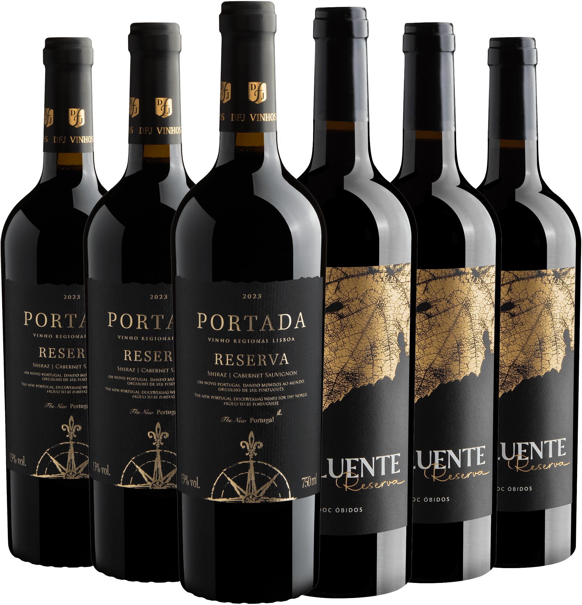 Kit 3 Portada Reserva Black + 3 Influente Reserva