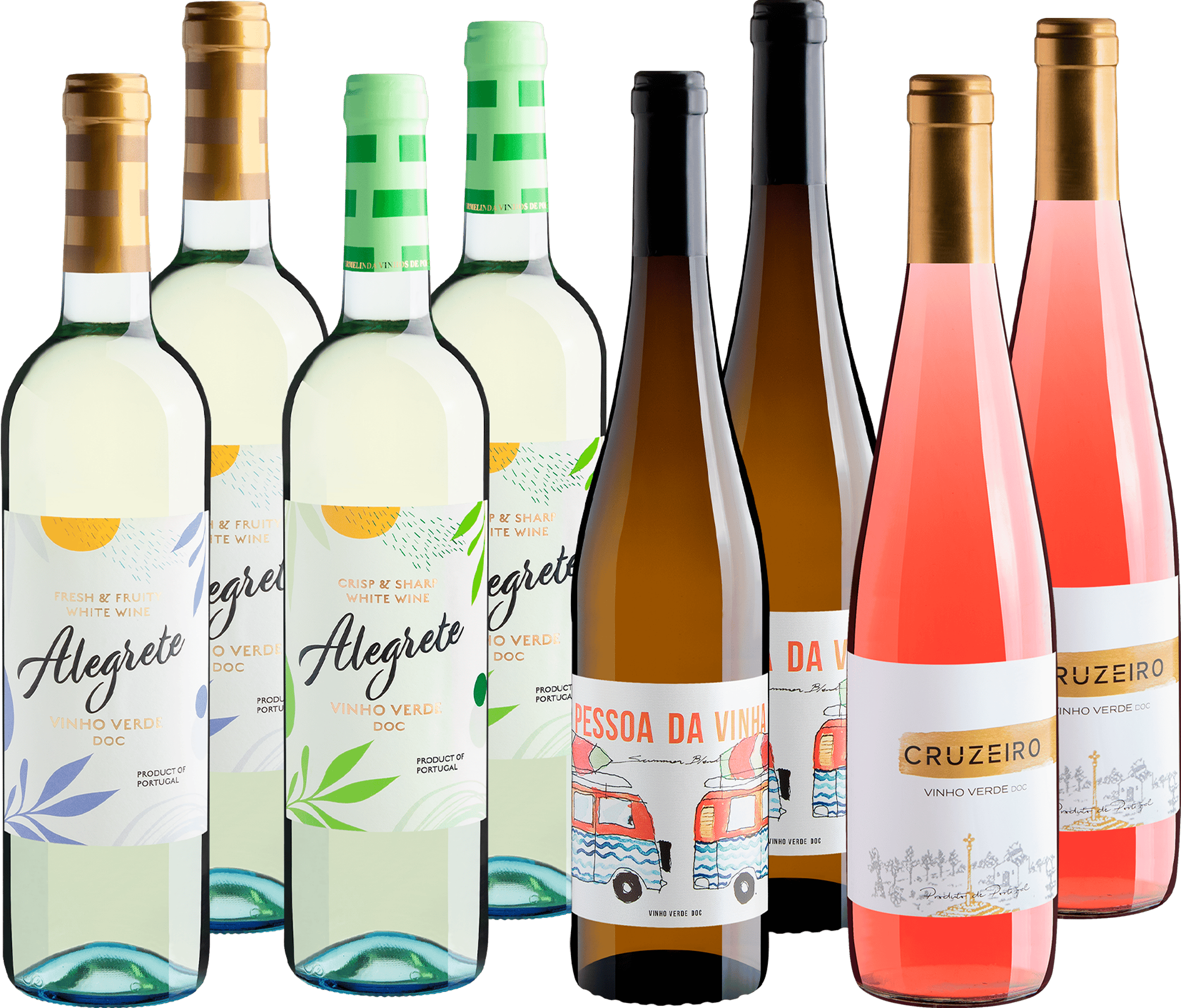 Kit Vinhos Verdes em Dobro | 8 garrafas