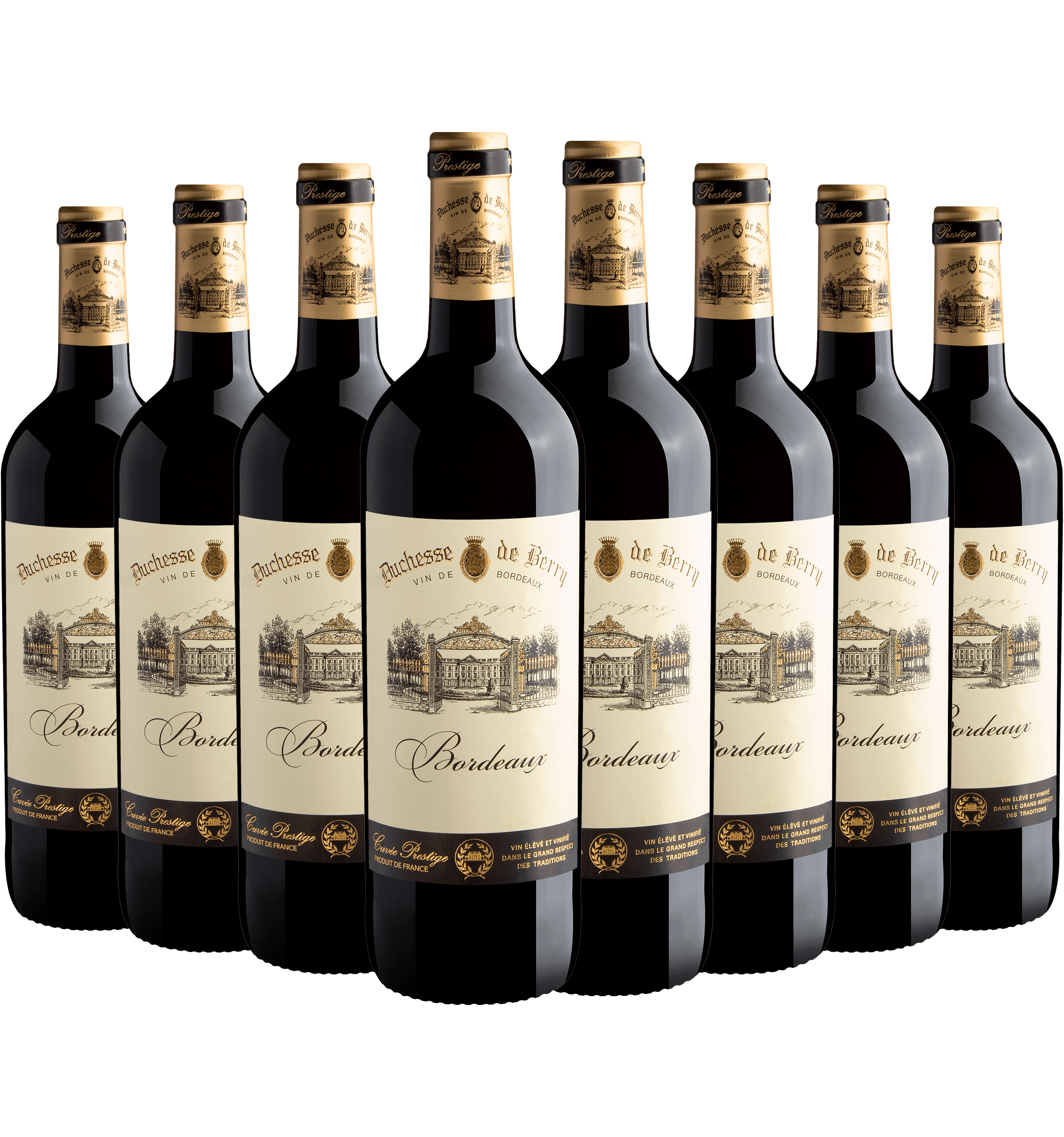 Kit 8 Duchesse de Berry Bordeaux AOP