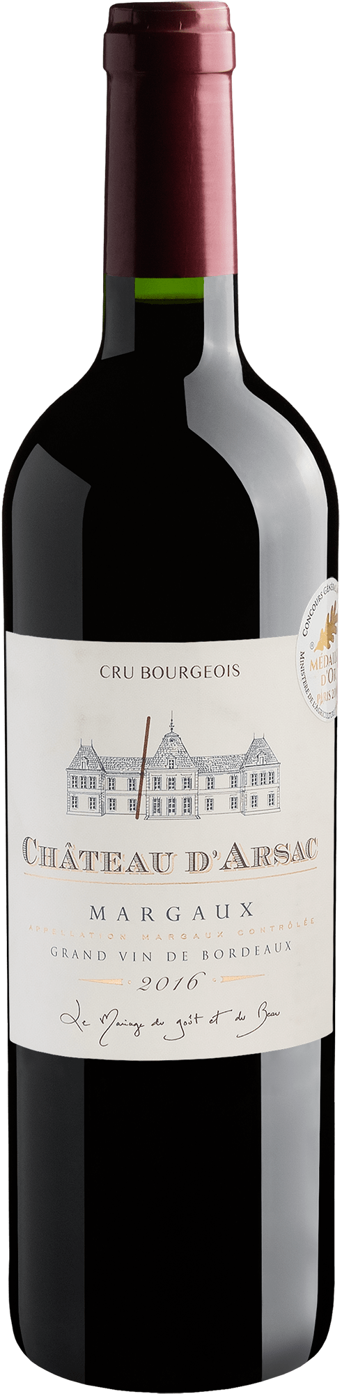 Château d’Arsac Cru Bourgeois Margaux AOC 2016