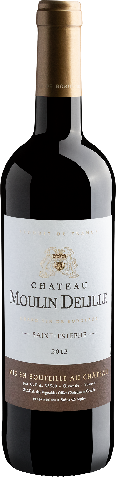 Château Moulin Delille Saint-Estéphe AOC 2012