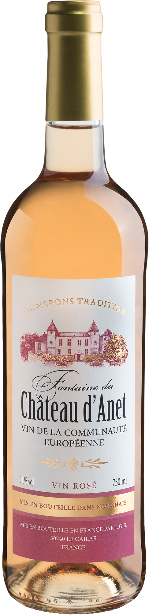 Fontaine du Château d’Anet Rosé 2018