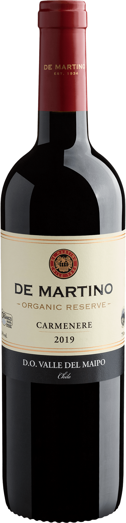 De Martino Organic Reserve Carmenere Valle del Maipo D.O. 2019