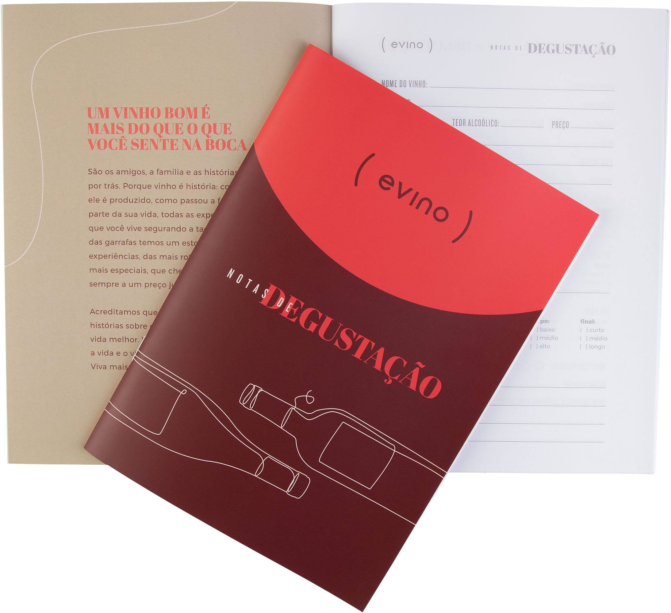 Caderno Notas de Degustação - Evino