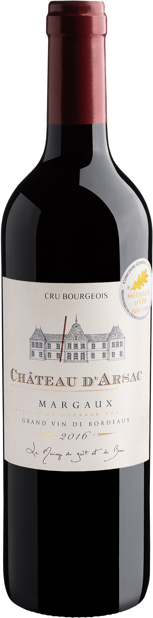 Château d’Arsac Cru Bourgeois Margaux AOC 2016
