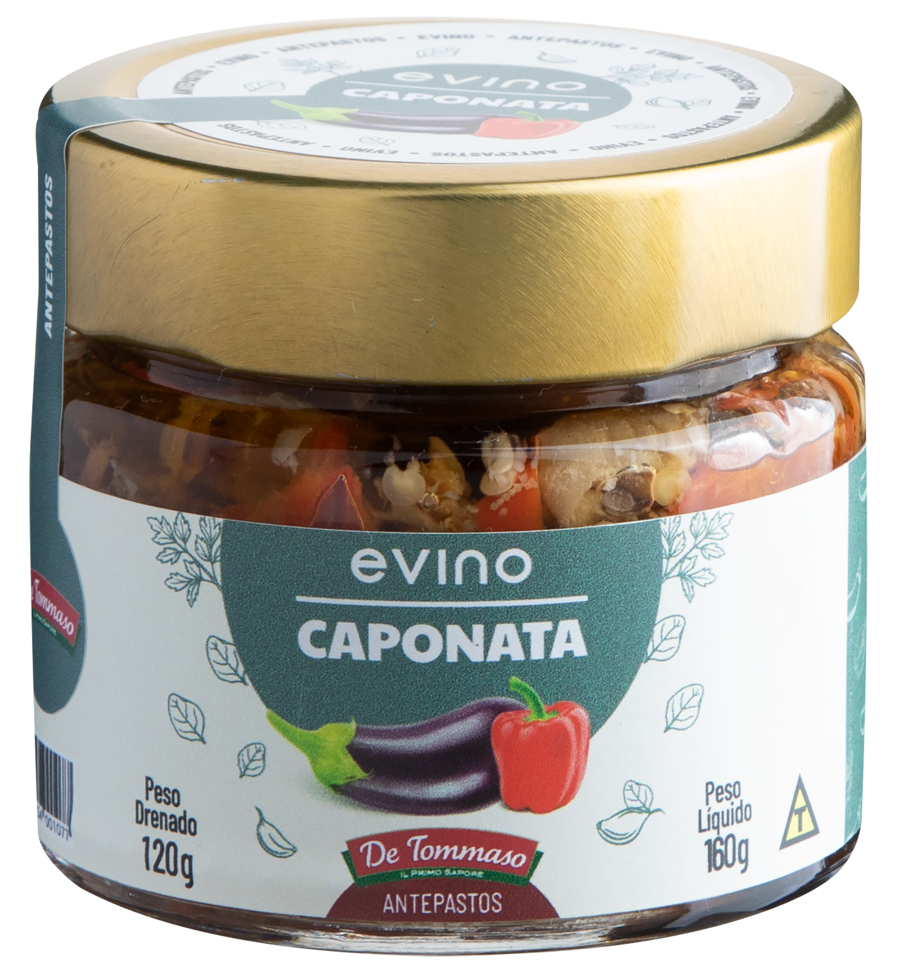 Caponata De Tommaso Exclusivo Evino - 160g