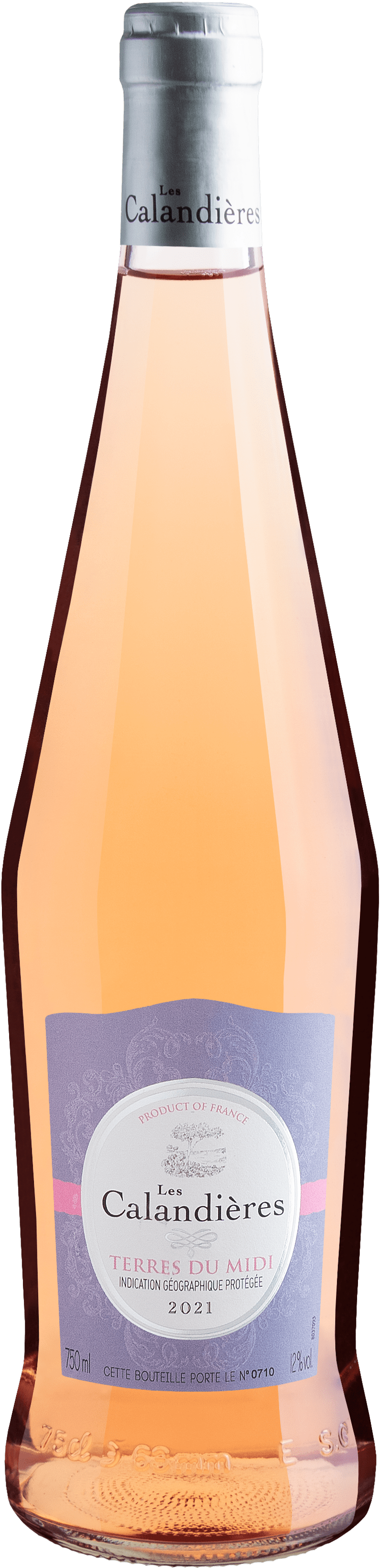 Les Calandières Rosé Terres du Midi IGP 2021
