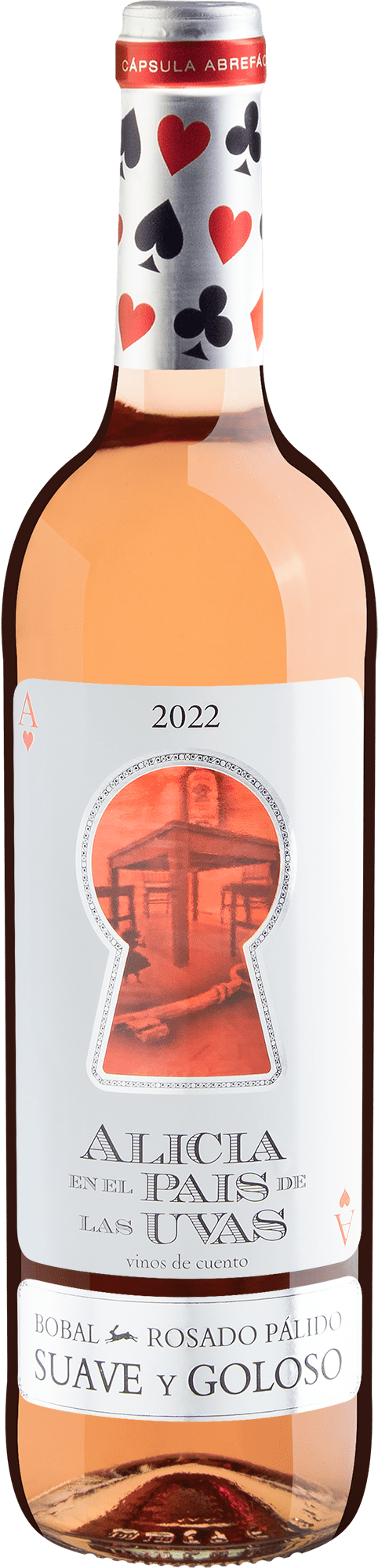 Alicia en el Pais de Las Uvas Bobal Rosado Pálido 2022