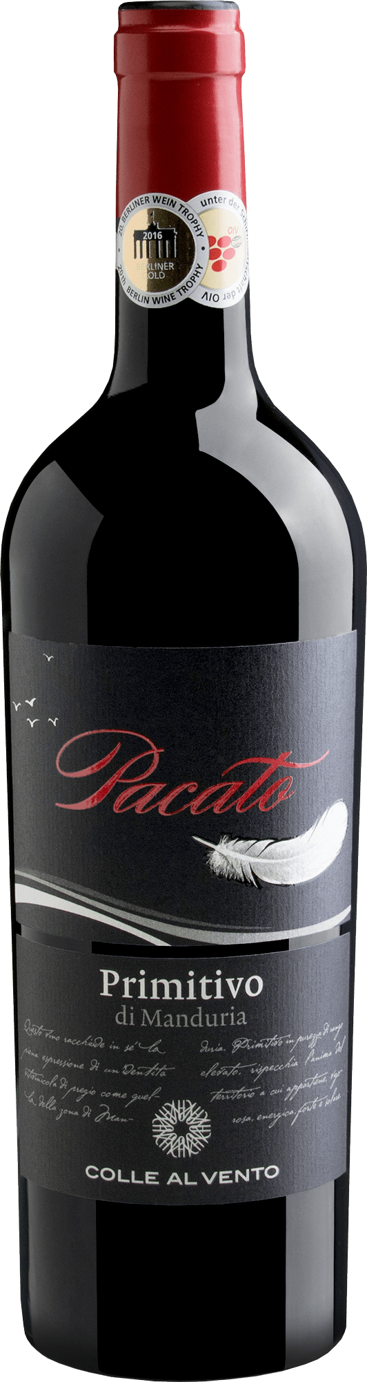 Pacato Primitivo di Manduria 2015