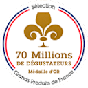 Medalha de Ouro 70 Millions de Dégustateurs Grands Vins de France Sélection