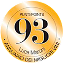 93 pontos Annuario dei Migliori Vini Italiani Luca Maroni